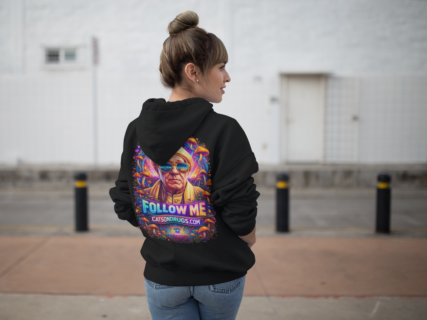 sudadera diseno psicodelico