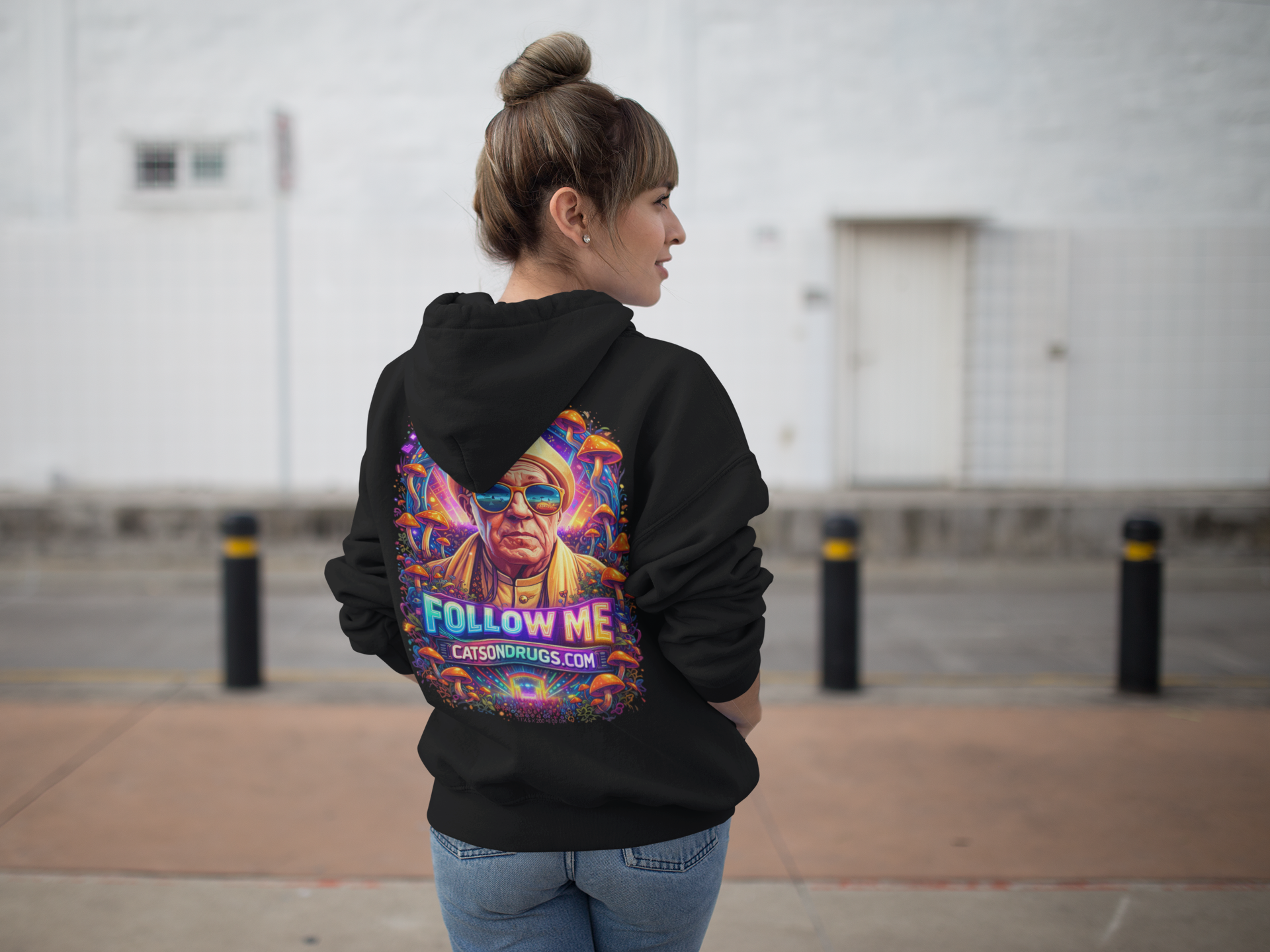sudadera diseno psicodelico
