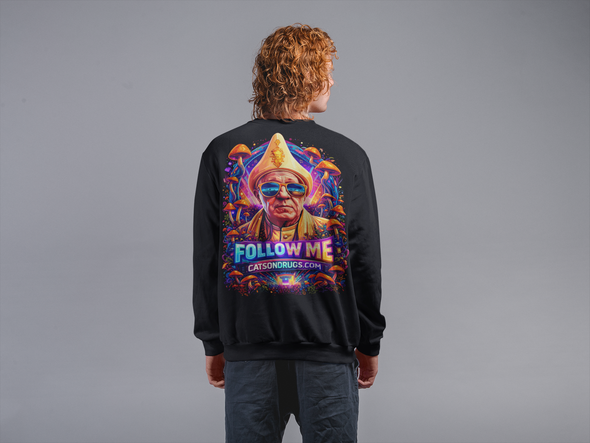 sudadera estilo warehouse rave