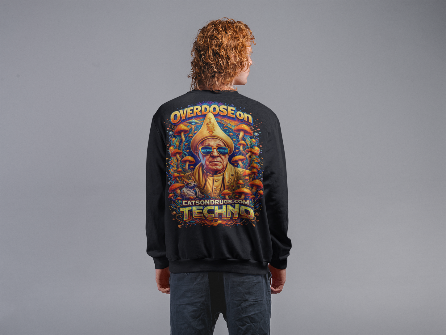 sudadera fiesta rave psicodélica