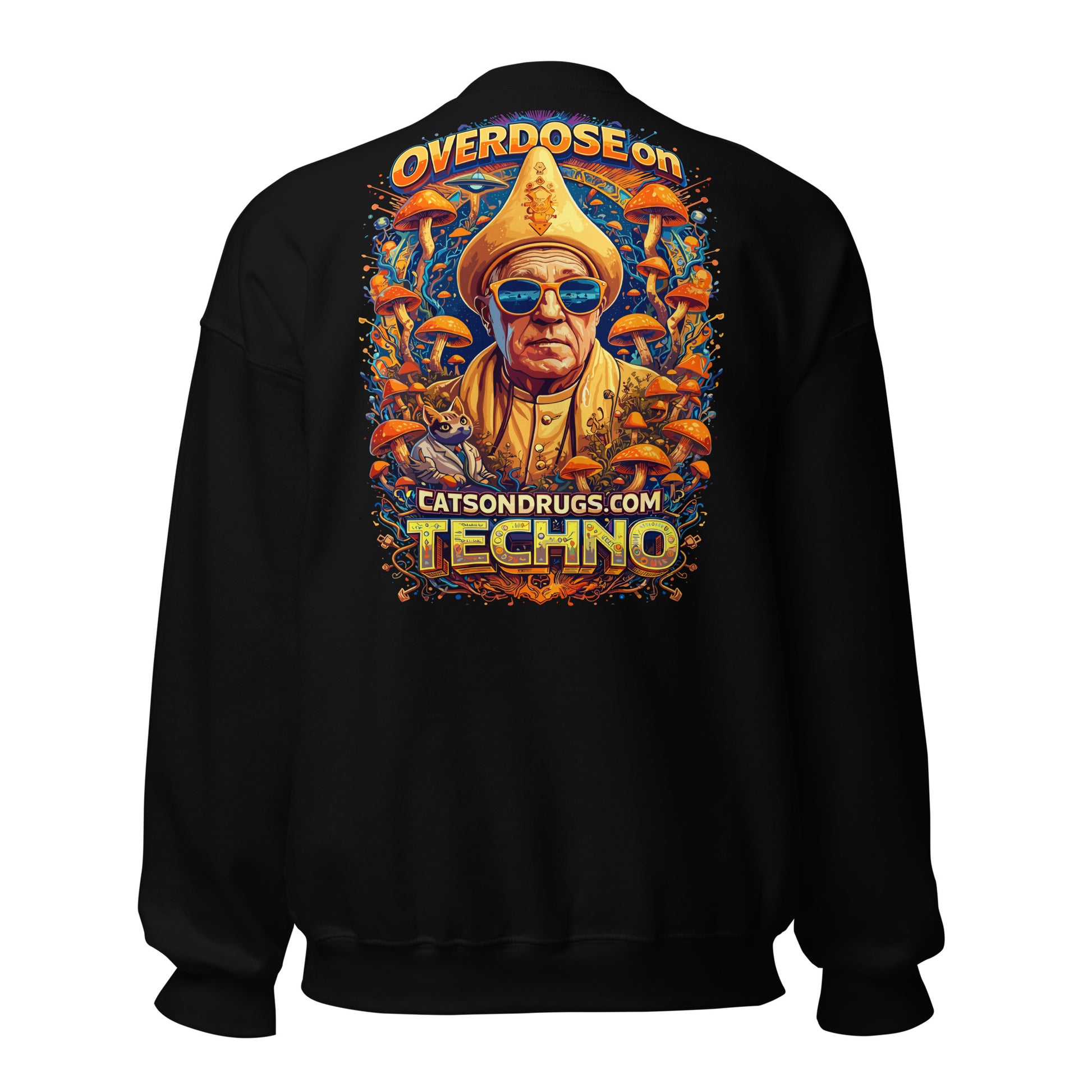 sudadera música electrónica trippy
