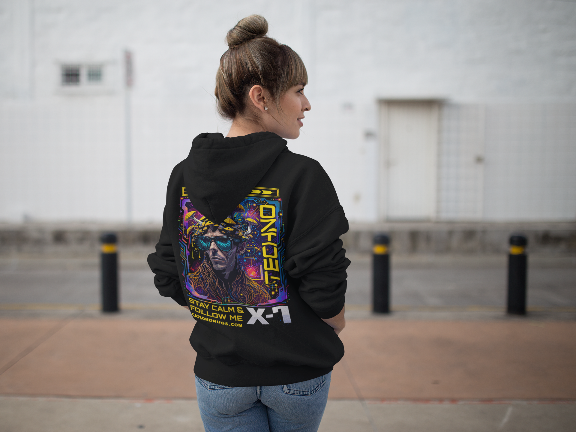 sudadera musica techno