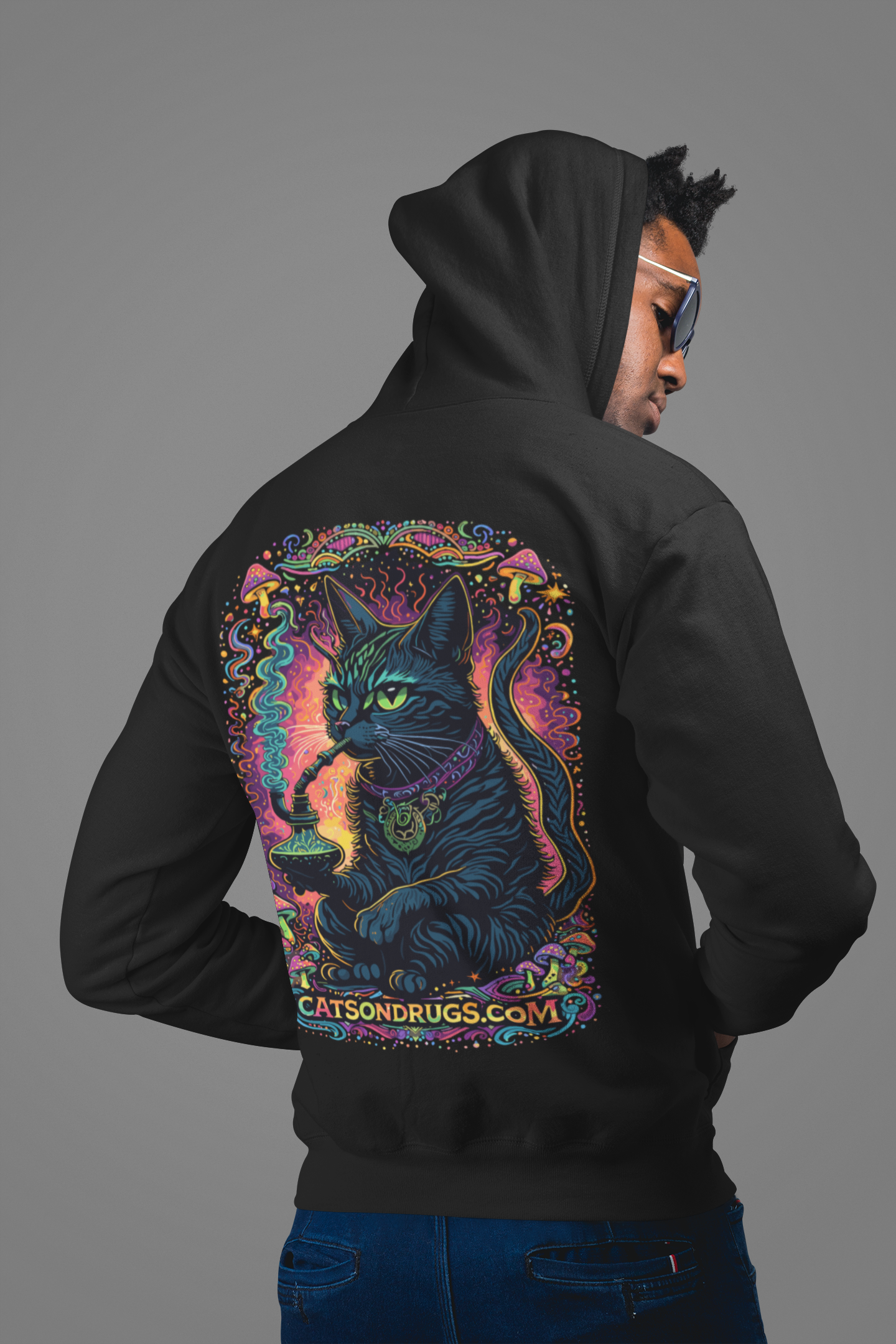 sudadera psicodelica fluorescente