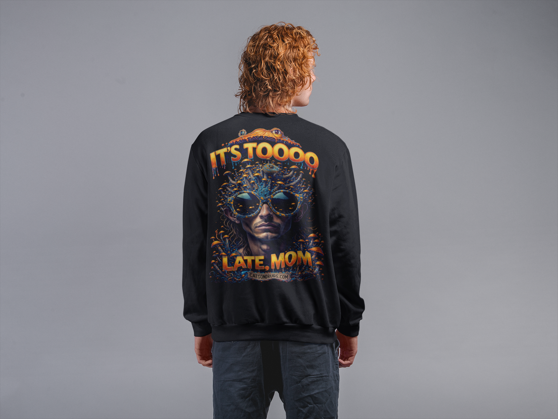 sudadera psicodélica gráfica
