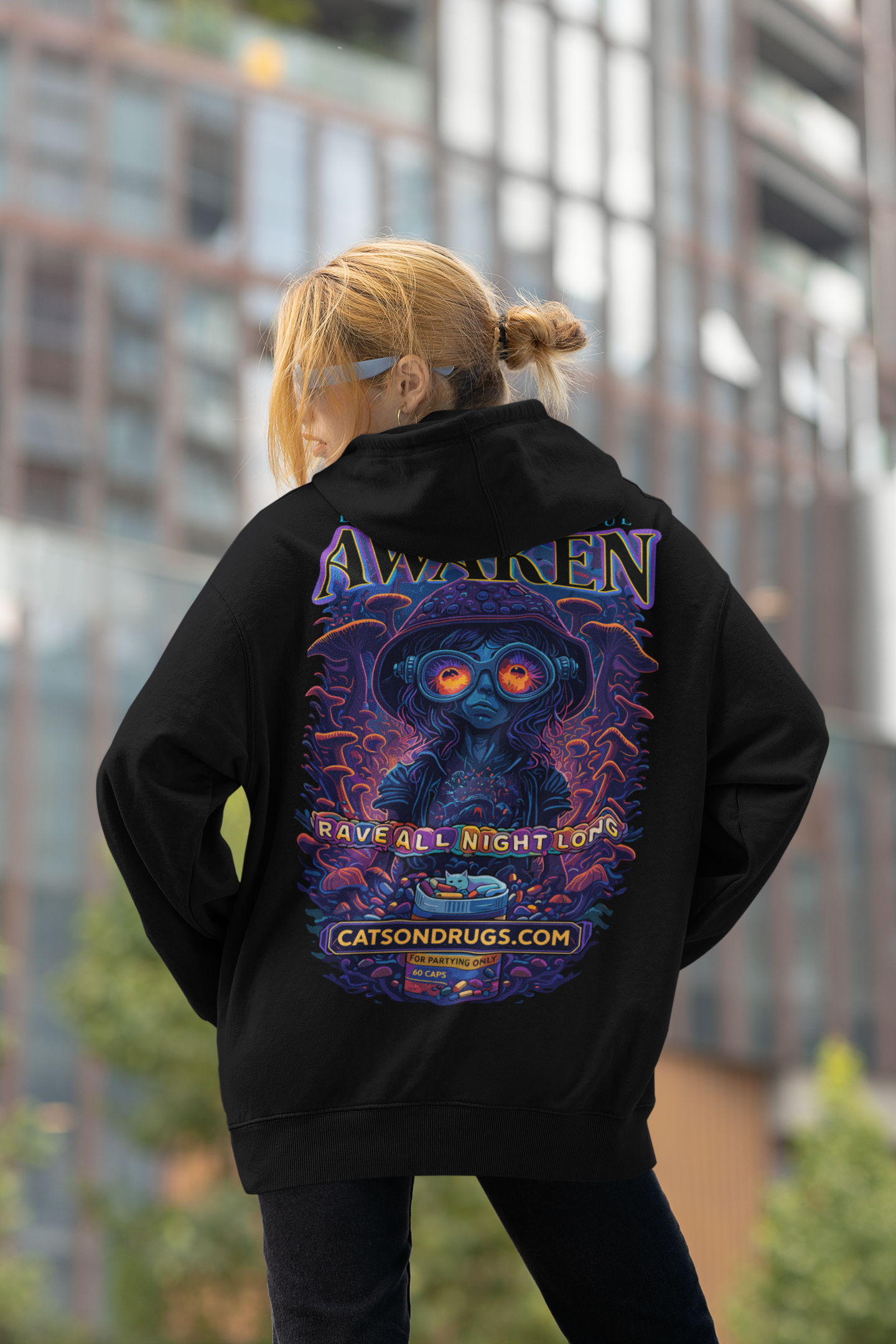 sudadera rave electronica