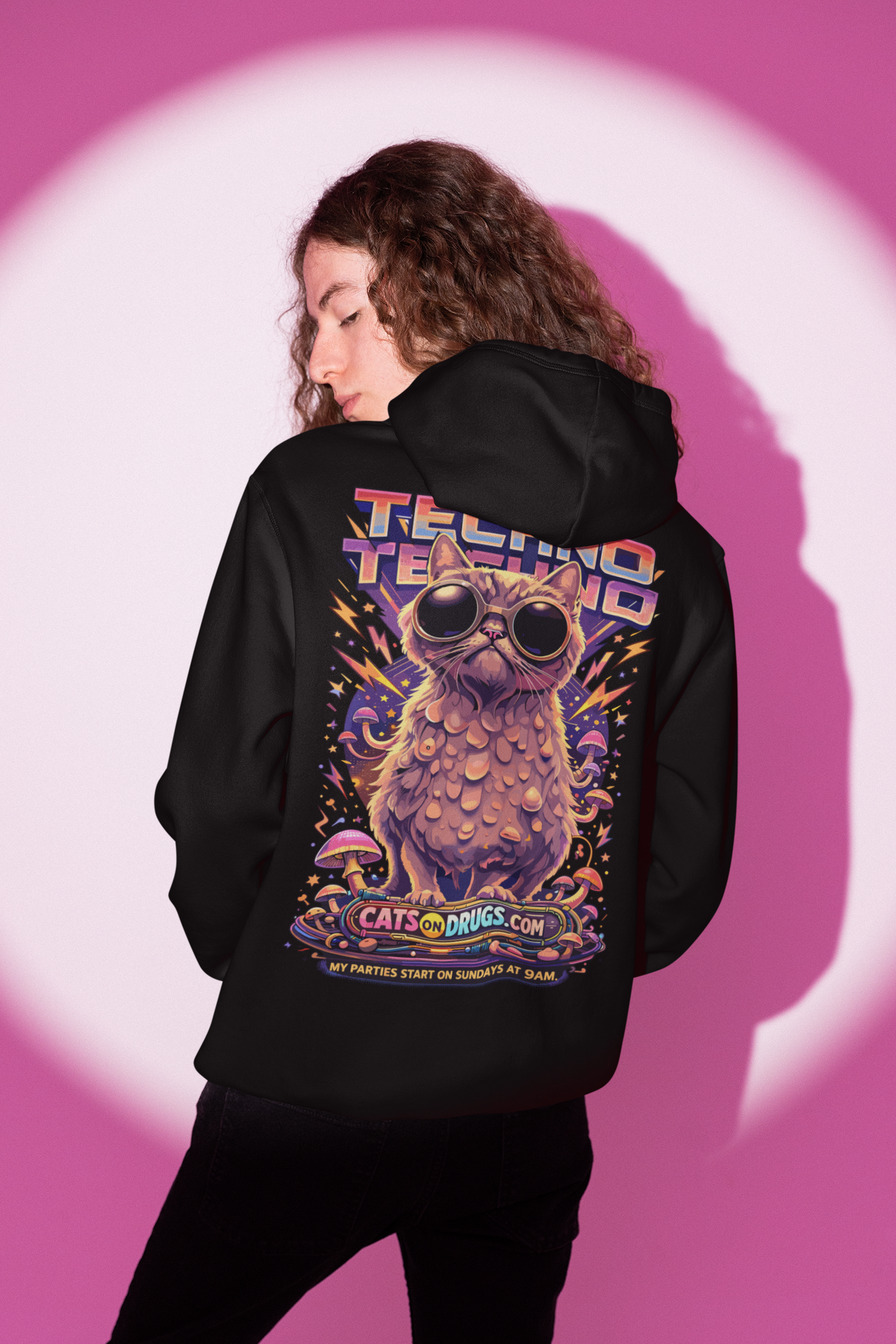 sudadera rave estética cyber