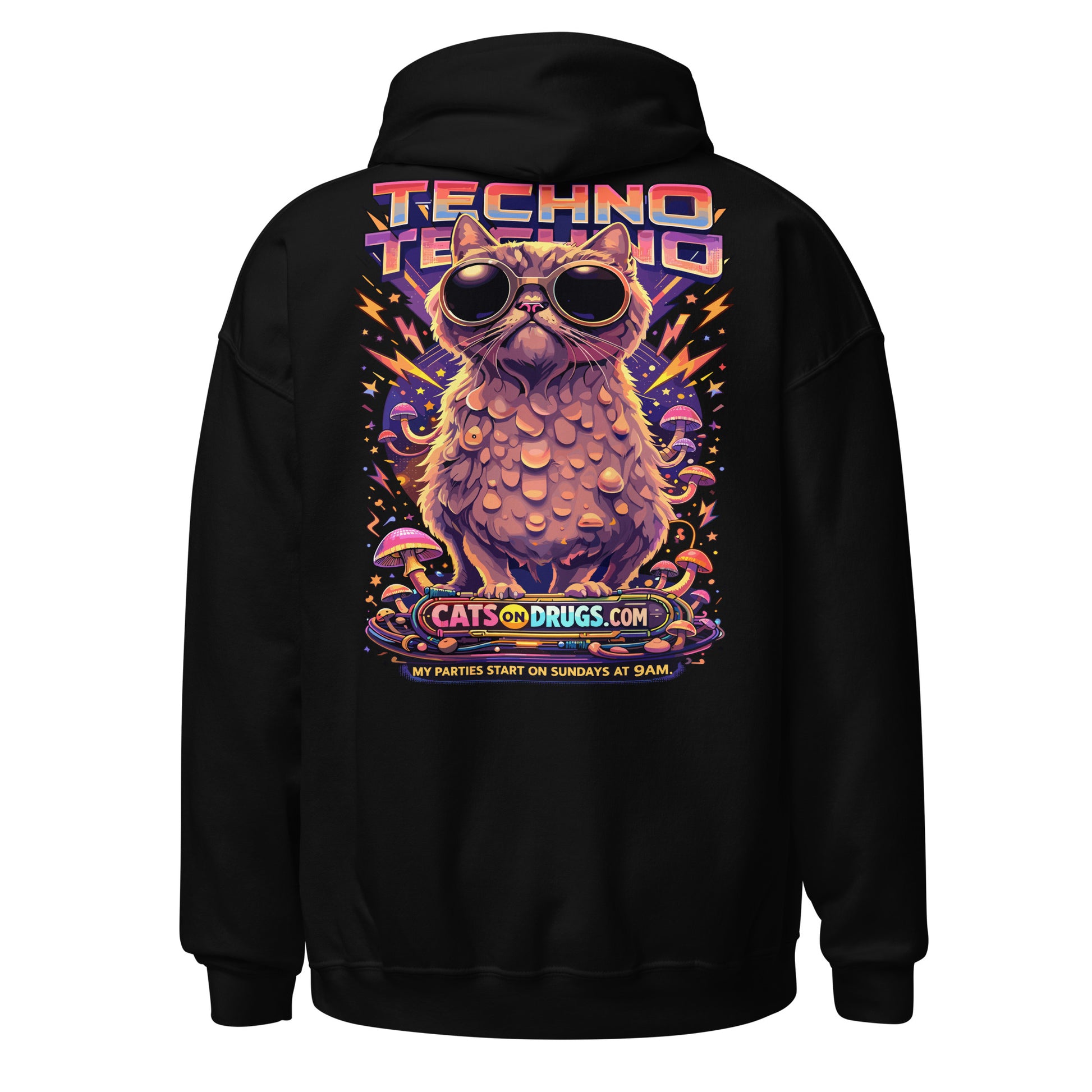 sudadera rave estilo futurista
