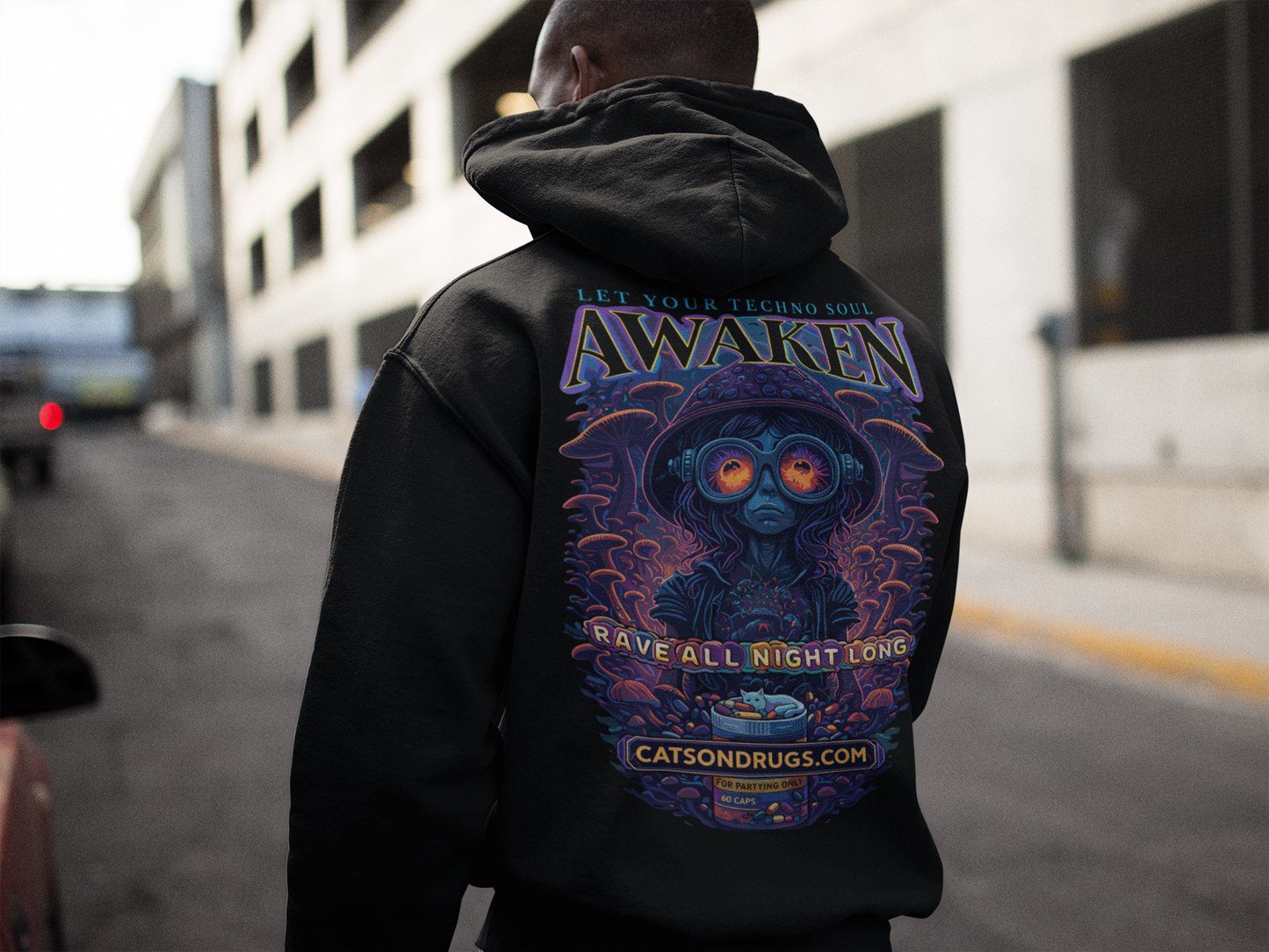 sudadera rave fiesta