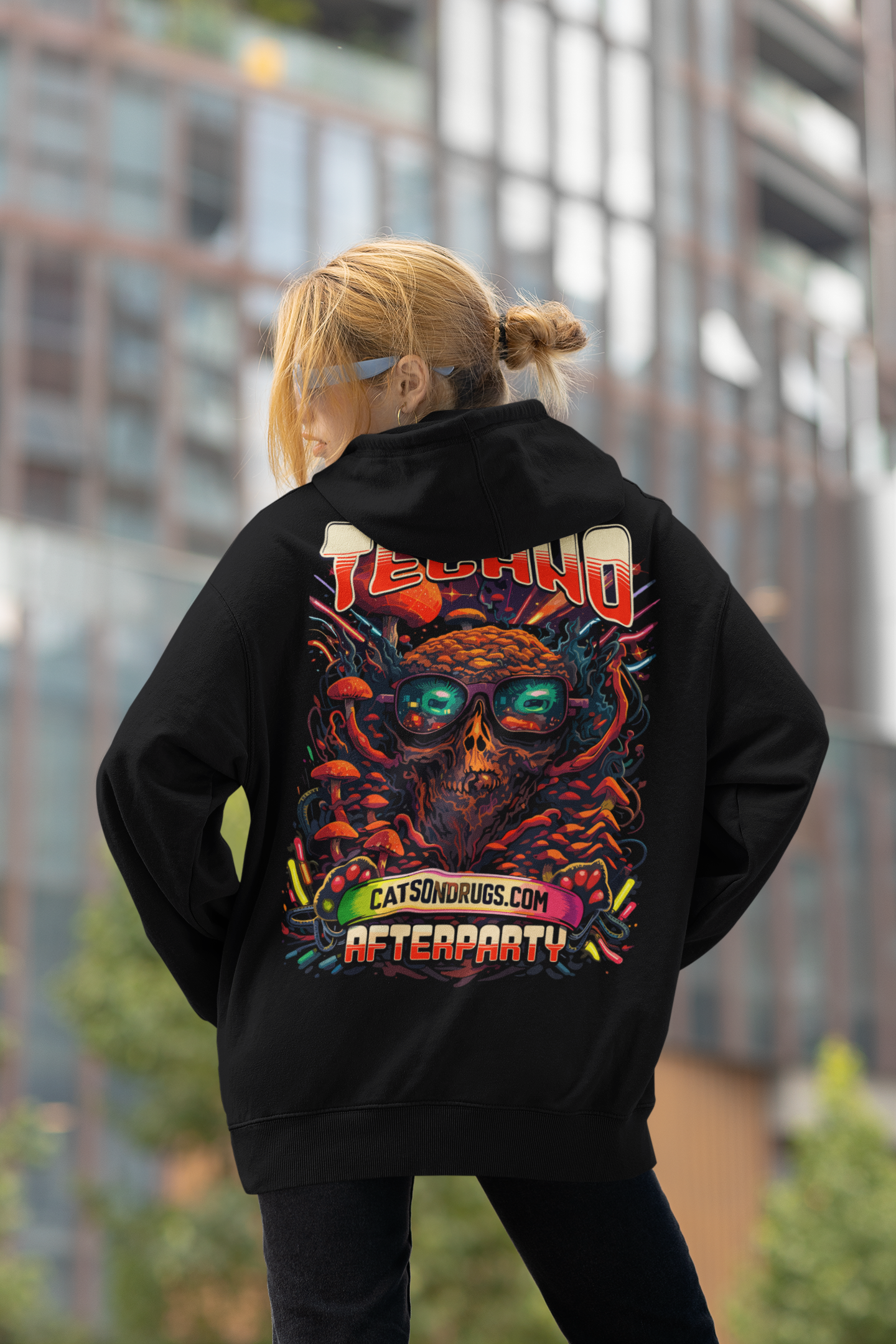 sudadera rave fiesta electronica