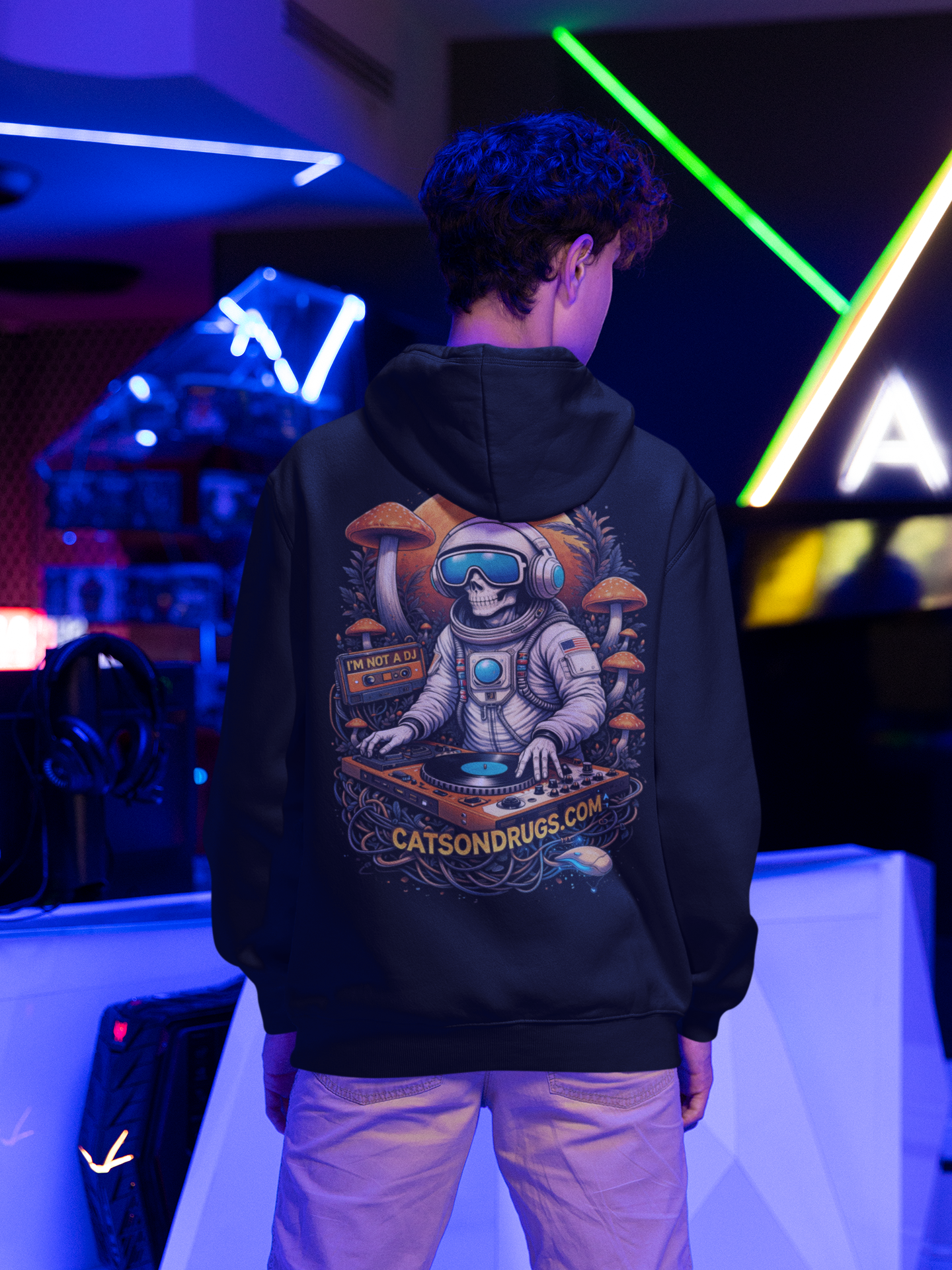 sudadera rave hombre