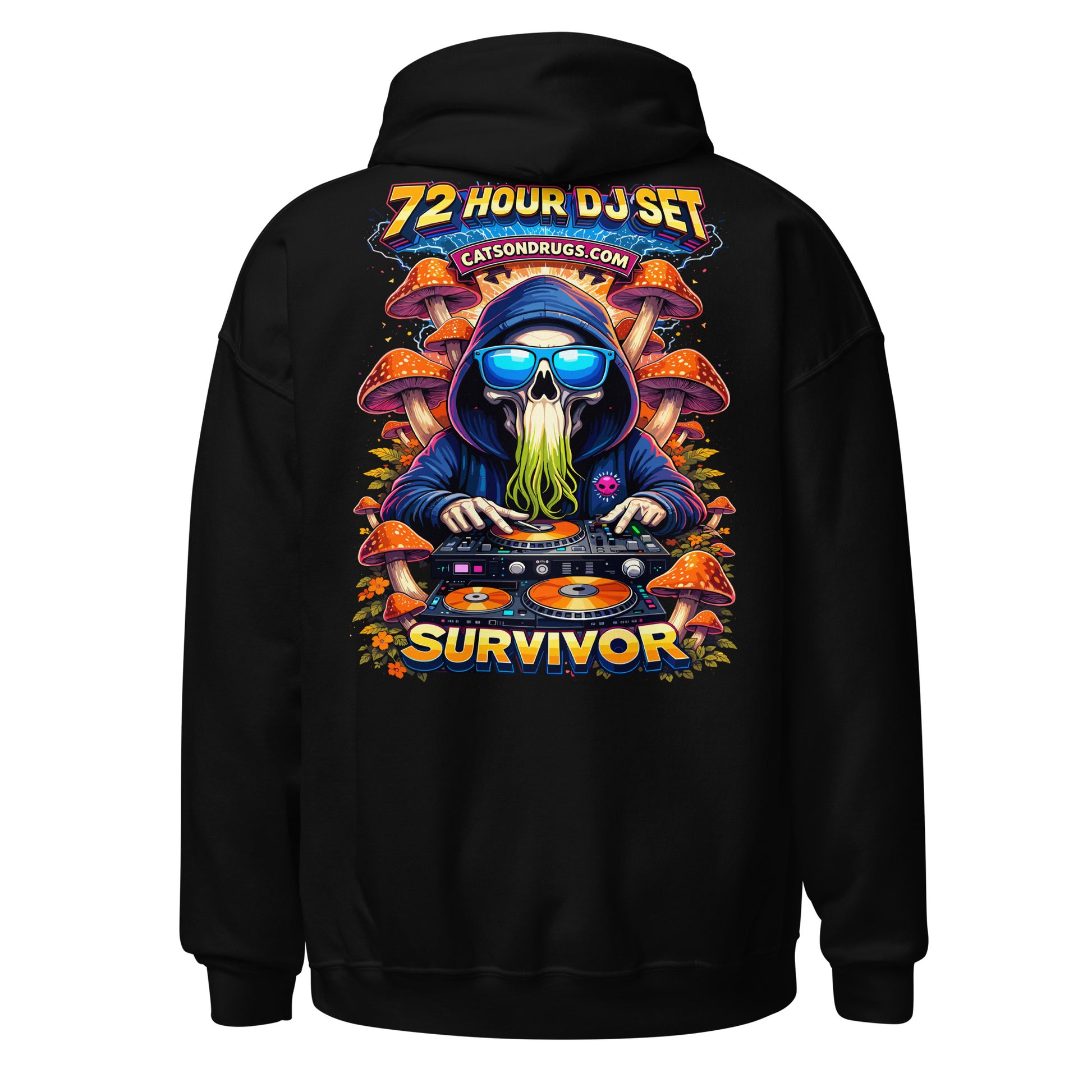 sudadera rave moda electrónica