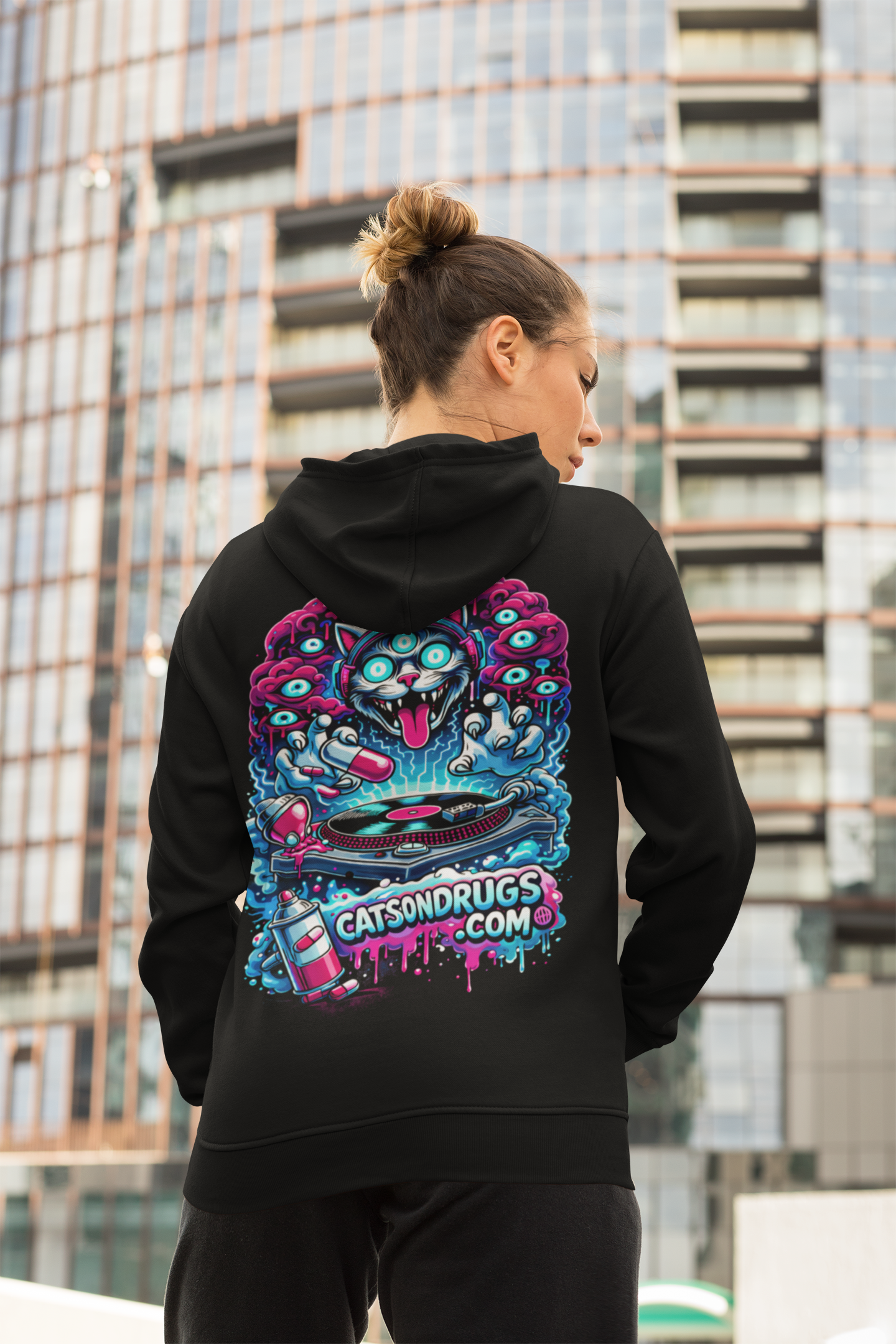 sudadera rave moda electronica