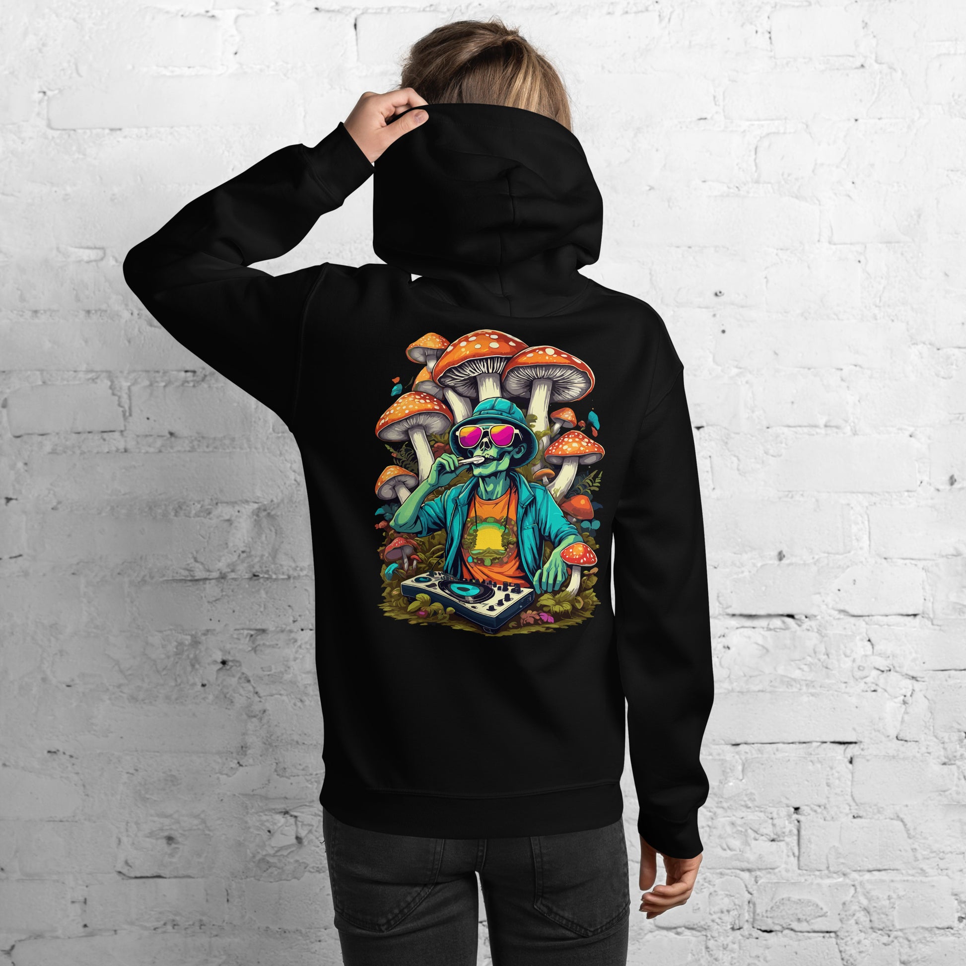 sudadera rave neon