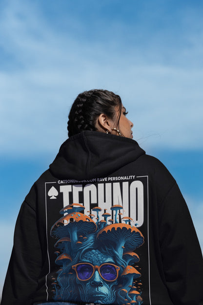 sudadera rave techno de catsondrugs.com