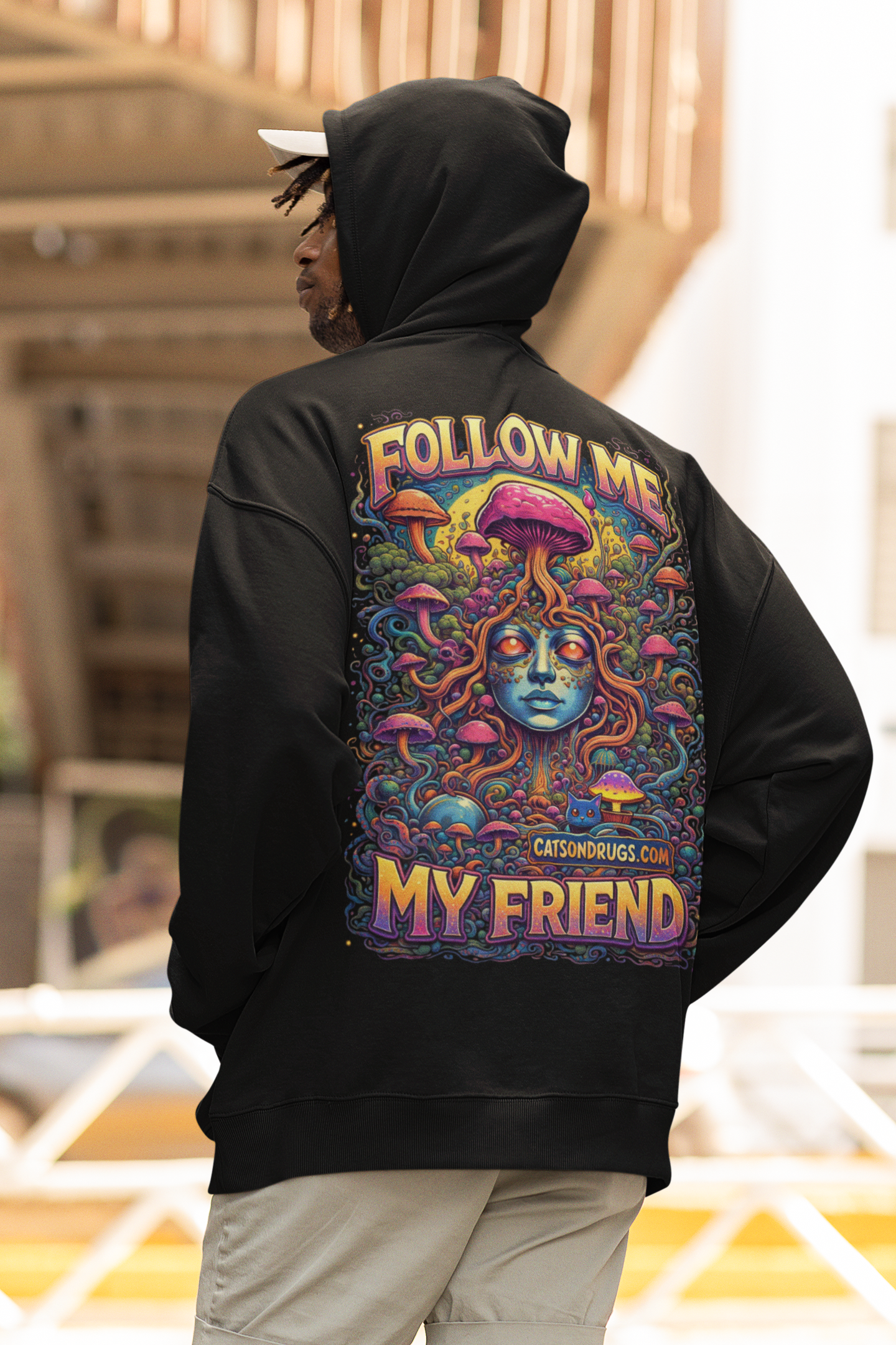 sudadera setas festival