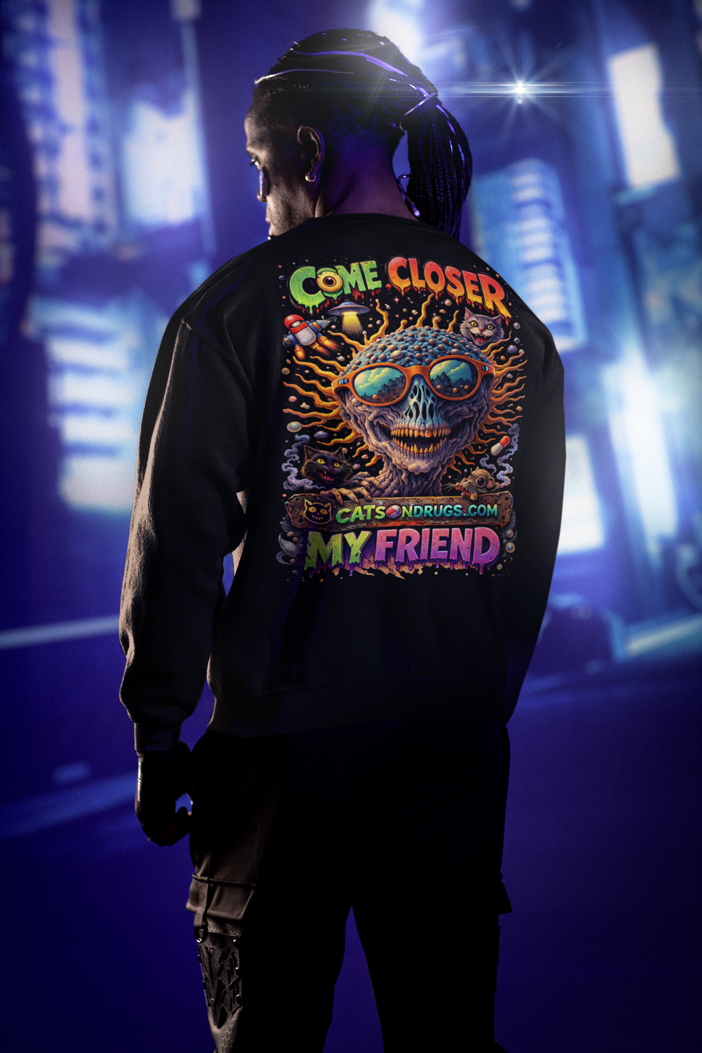 sudadera streetwear rave