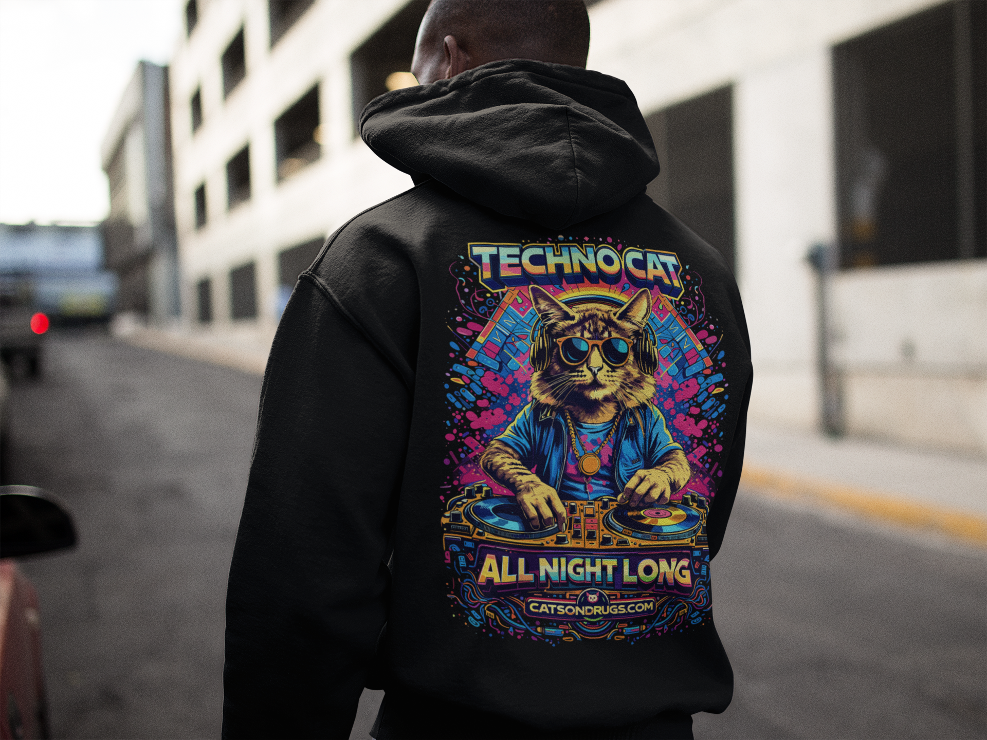 sudadera techno rave festival