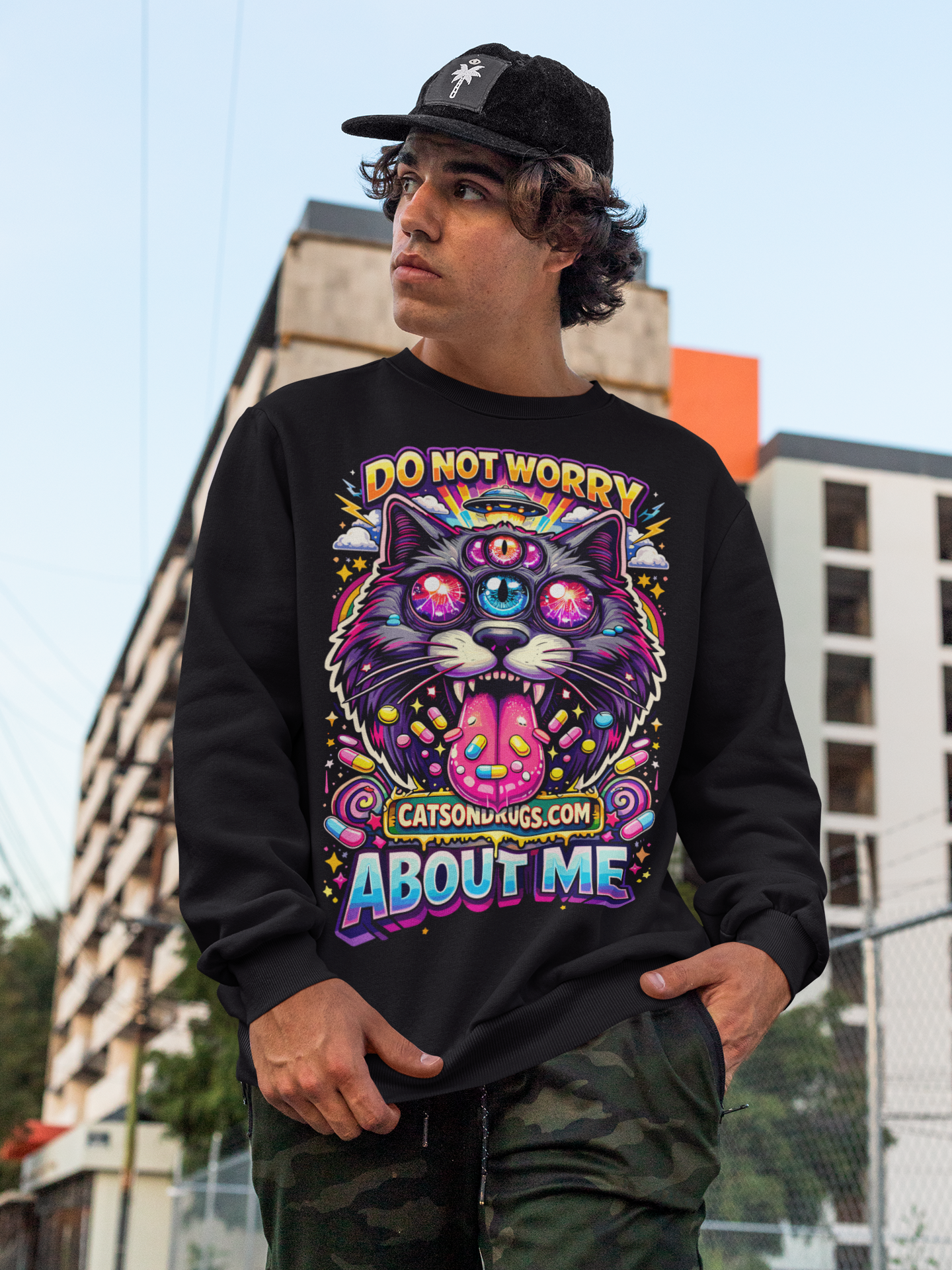 Underground Sweatshirt | Do not worry about me