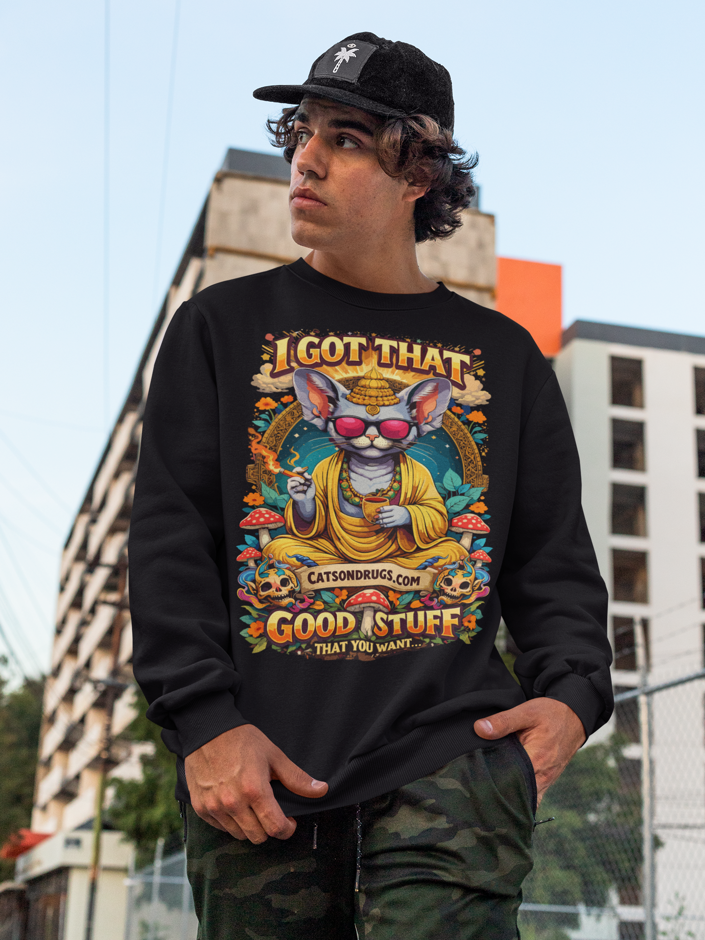 Psychedelic Sweatshirt | Trippy Mouse