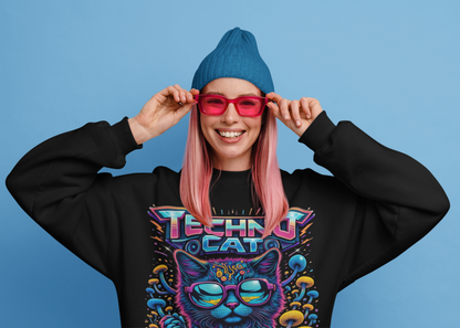 Sudadera Techno | Techno Cat Reloaded
