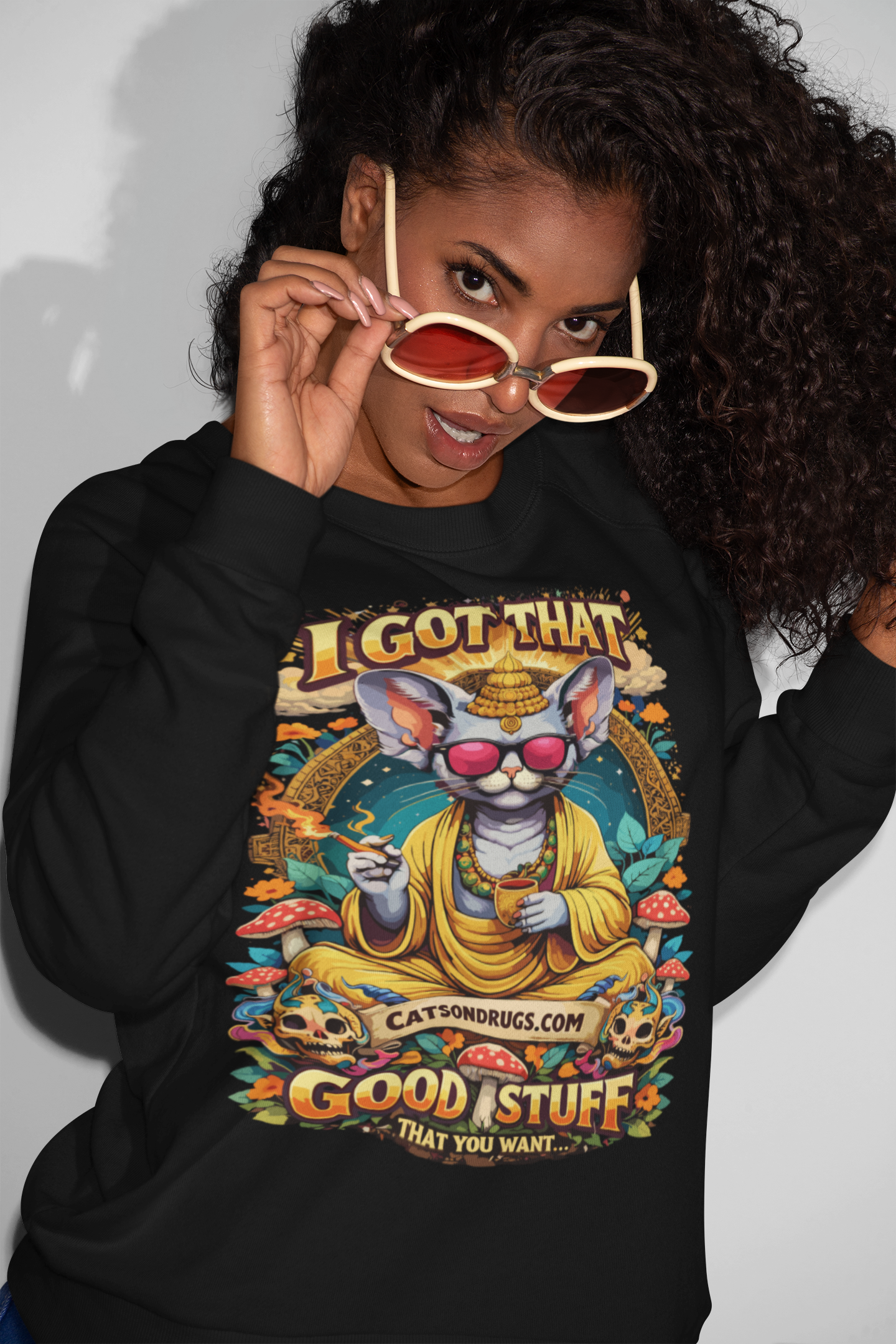 Psychedelic Sweatshirt | Trippy Mouse