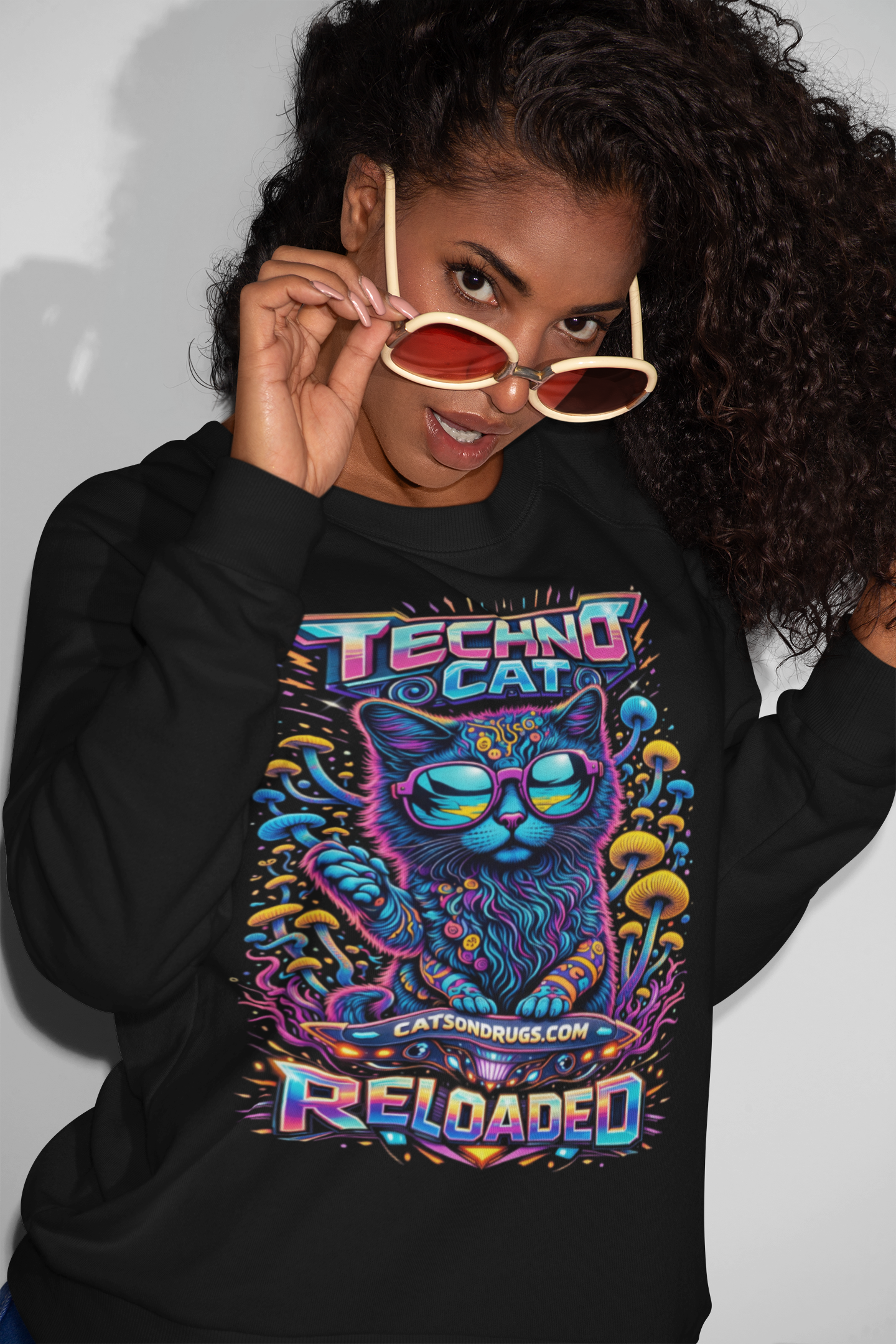 Sudadera Techno | Techno Cat Reloaded