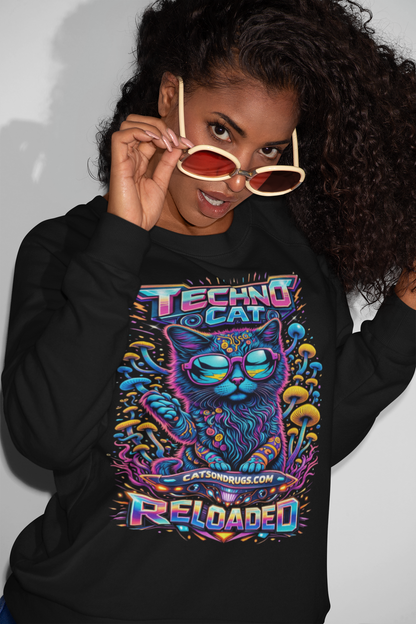 Sudadera Techno | Techno Cat Reloaded