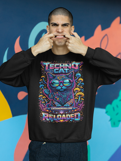 Sudadera Techno | Techno Cat Reloaded