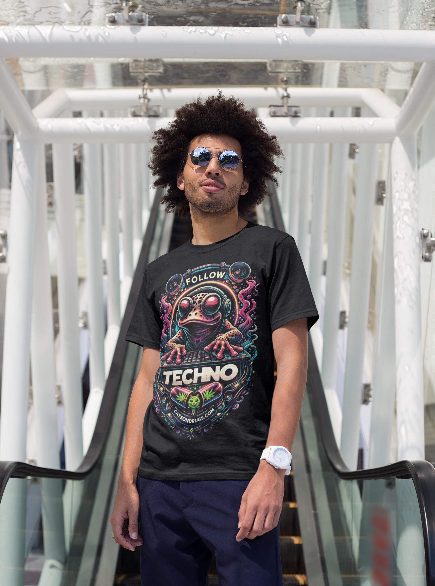 Club Night Frog | Rave T-Shirt | Ecstasy Edition