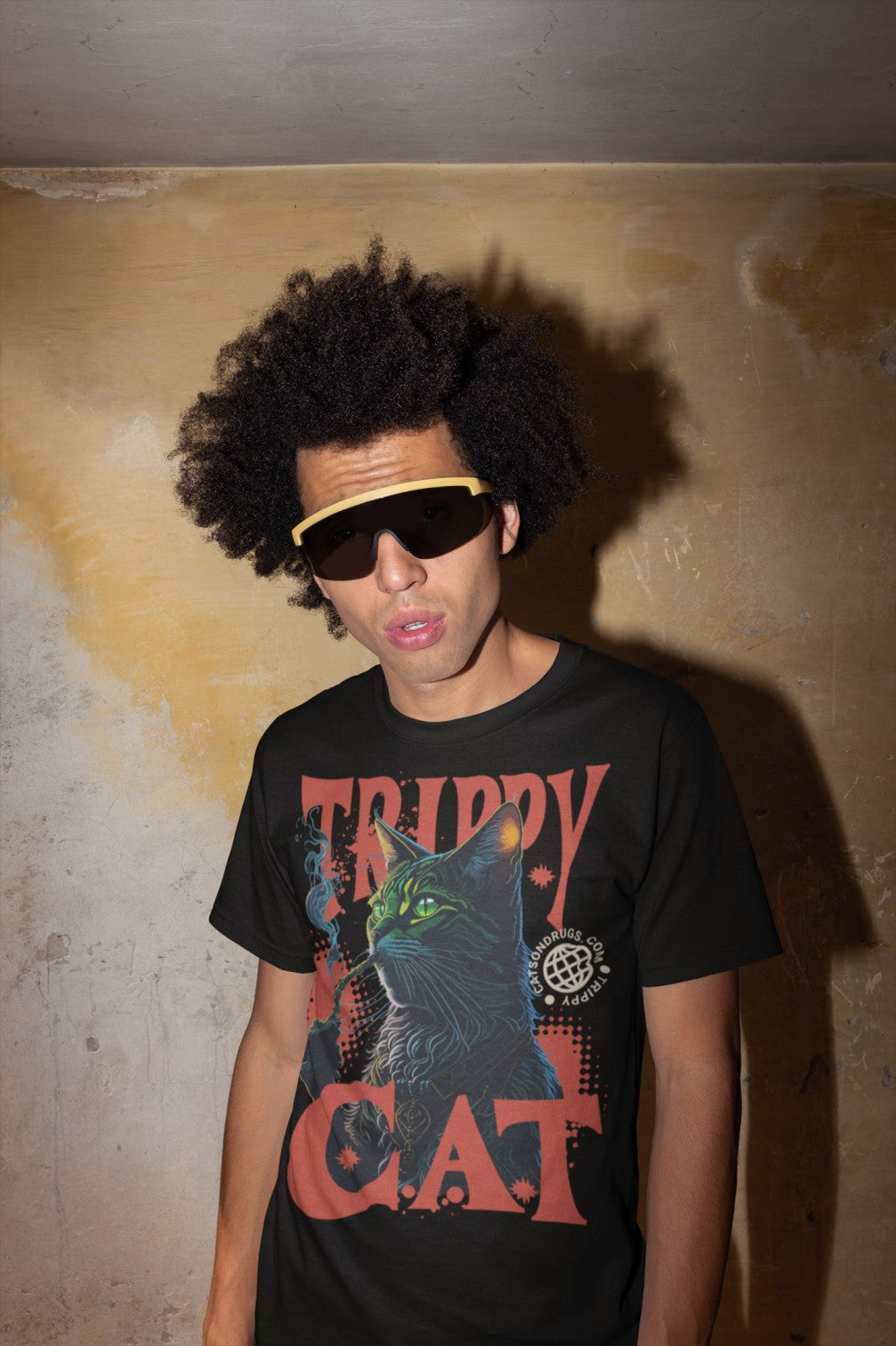 Trippy Cat | Psychedelic T-Shirt