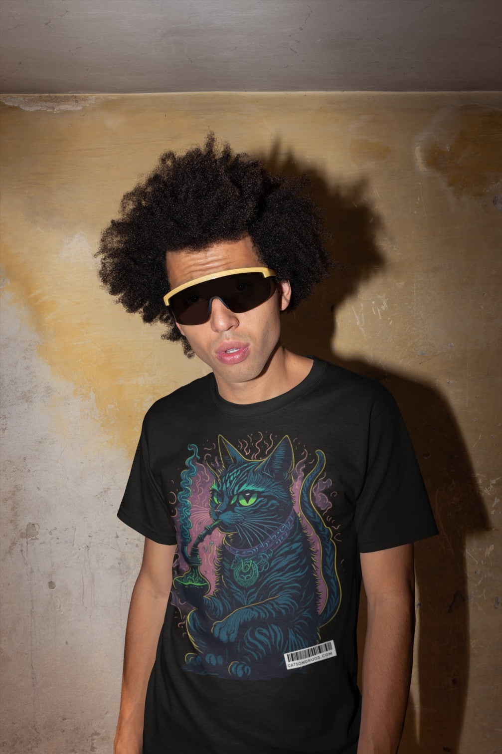 Psychedelic T-Shirt | Shisha Cat
