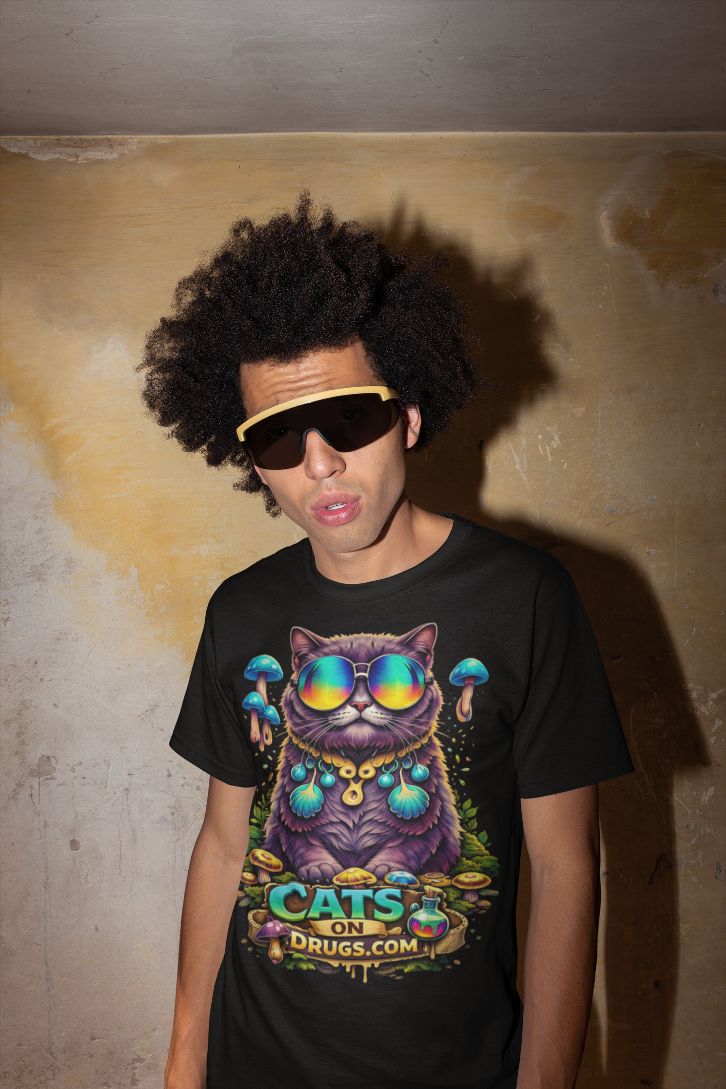 EDM T-Shirt | Diamond Techno Cat