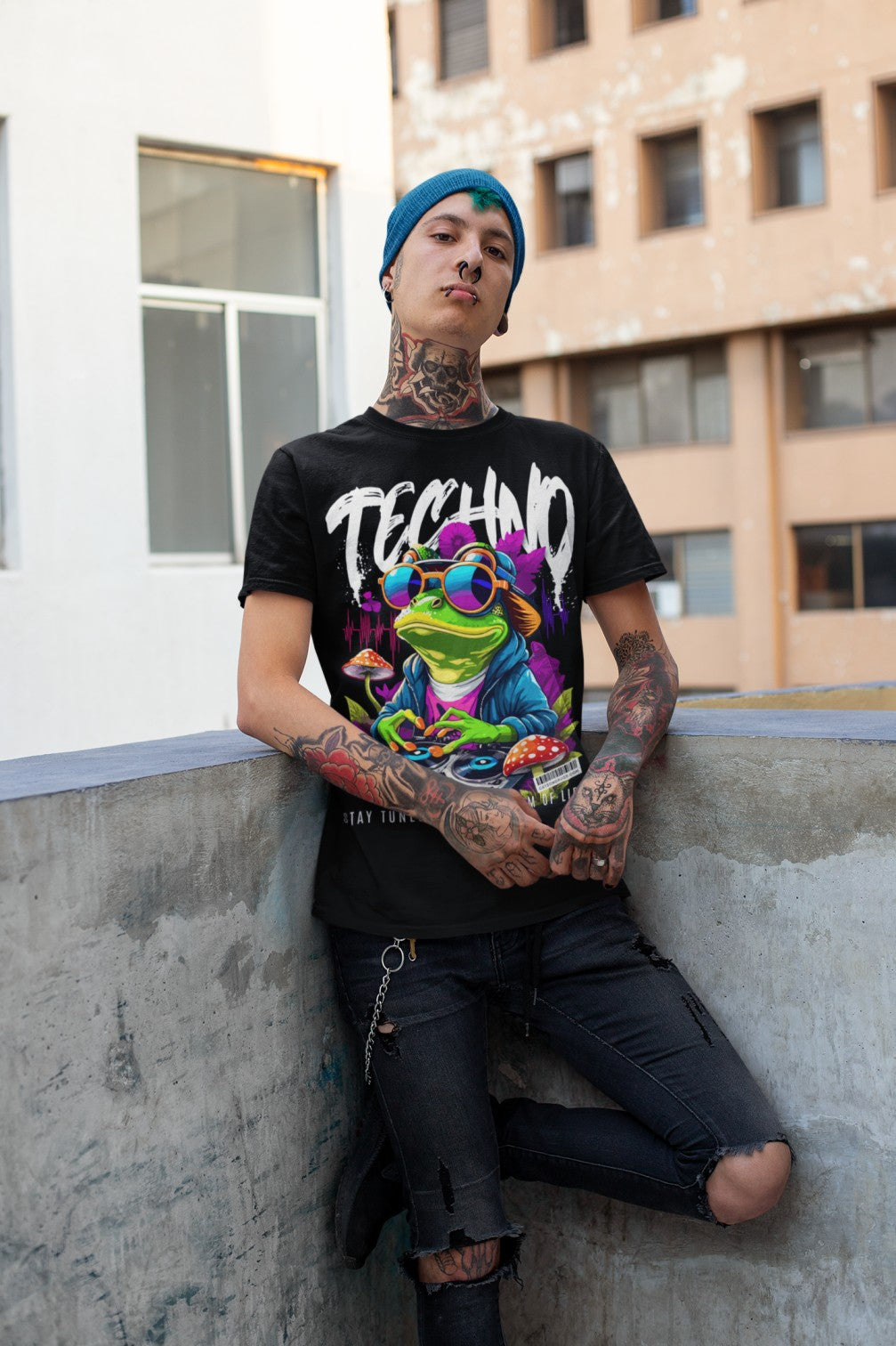 Techno Frog | Camiseta EDM