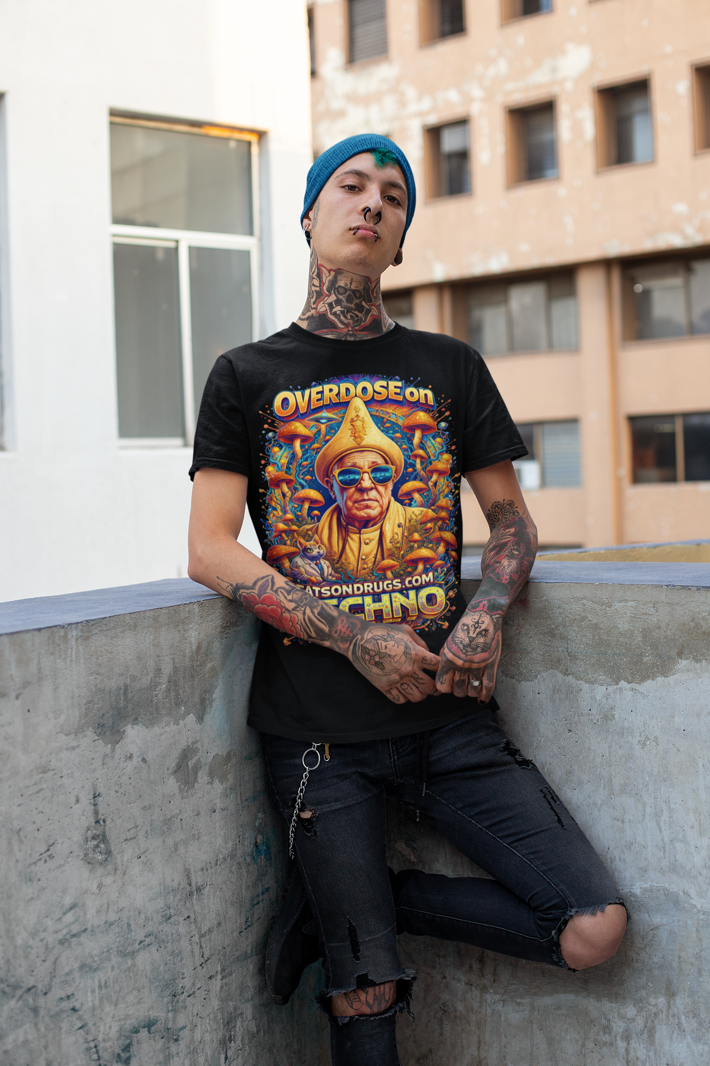 Rave T-Shirt | Overdose on Techno | Ecstasy Edition