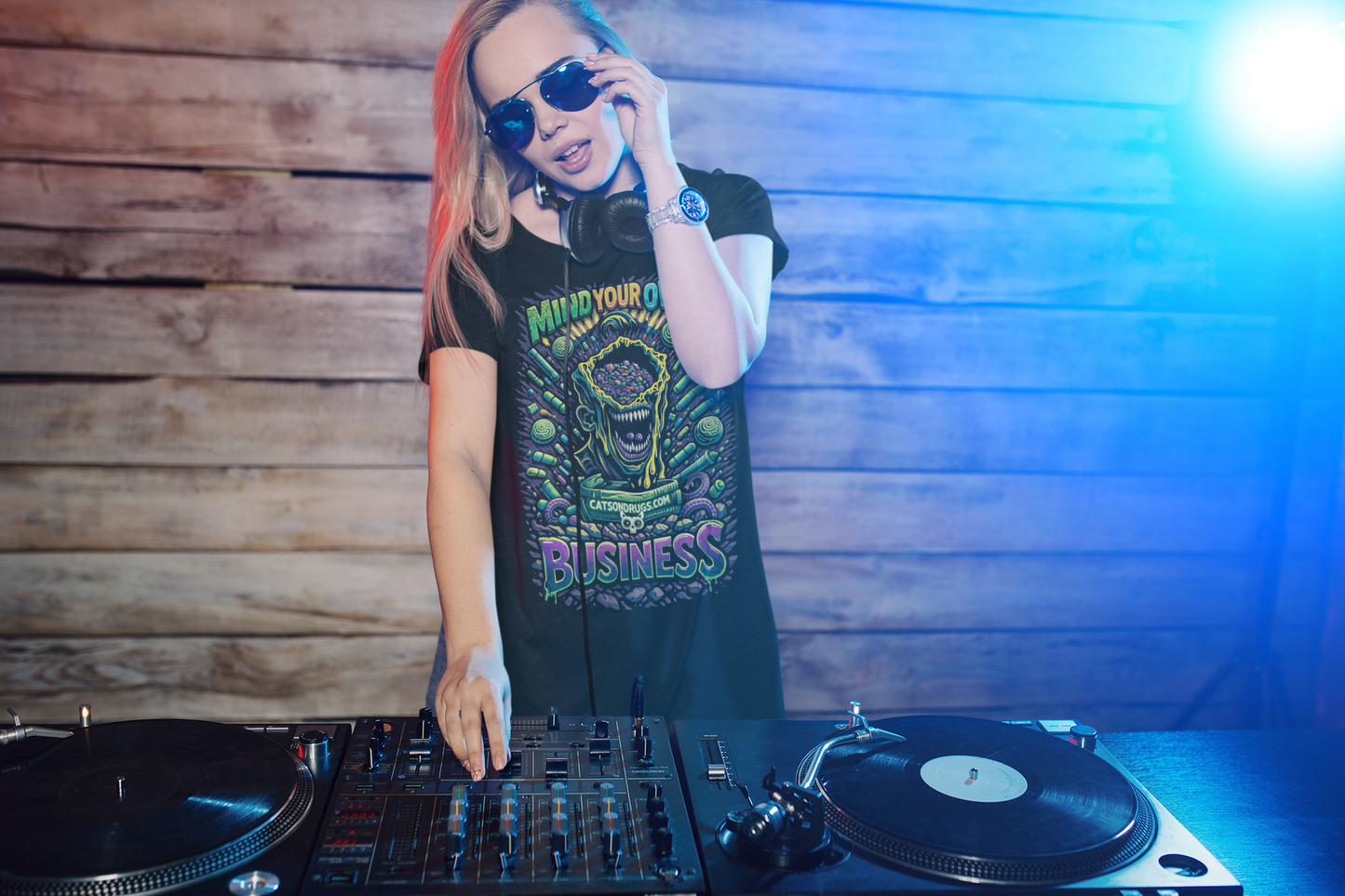 EDM T-Shirt | Mind Your Own Business | Ecstasy Edition