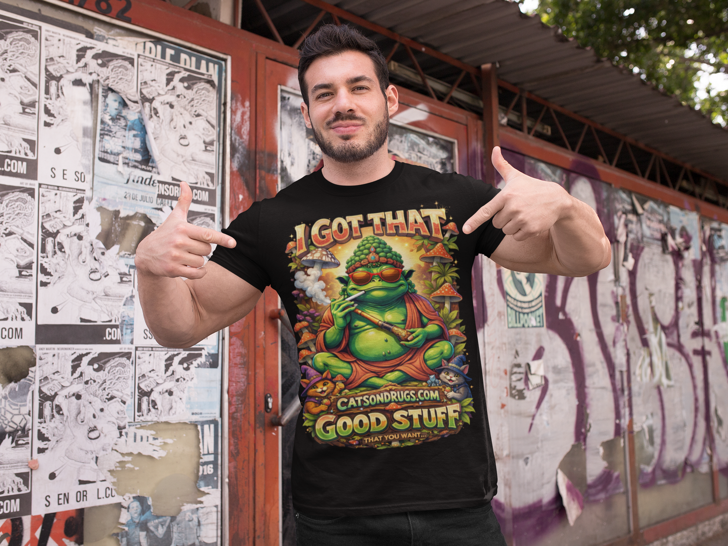 Psychedelic T-Shirt | Trippy Frog | Ecstasy Edition