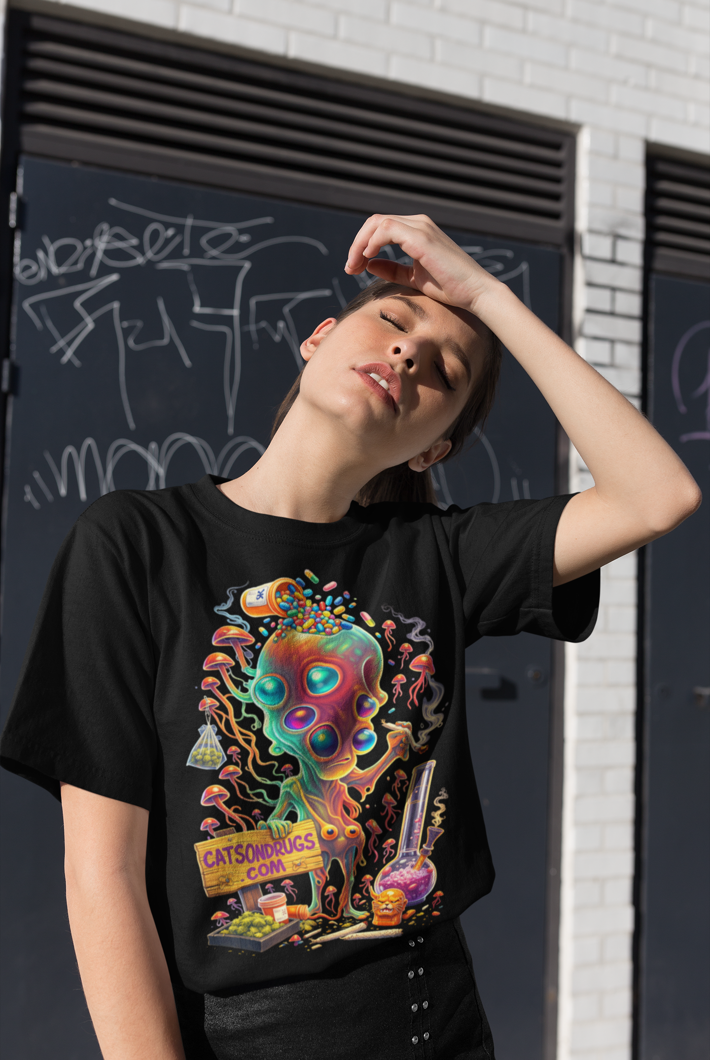 Trippy Alien | Psychedelic T-Shirt | Ecstasy Edition
