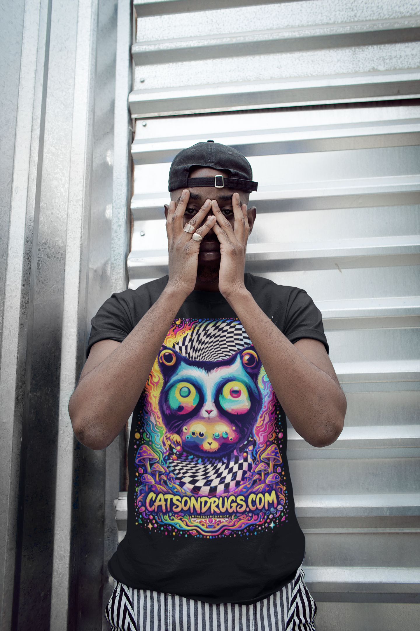 Psychedelic T-Shirt | Magic Cat Food