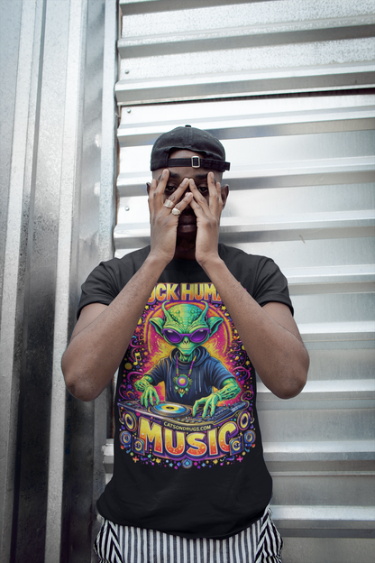 Psychedelic T-Shirt | Trippy Alien DJ | Ecstasy Edition