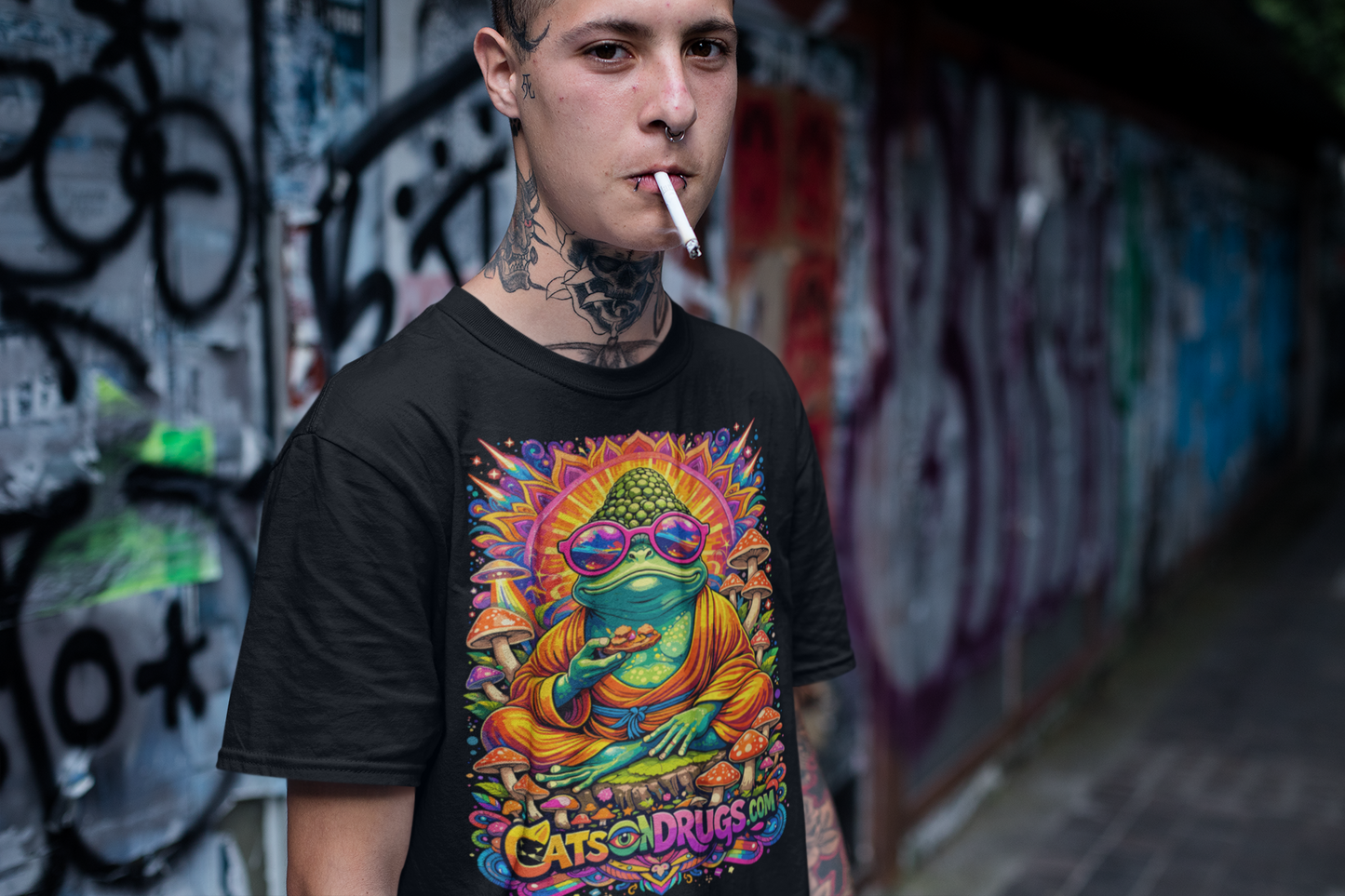 Psychedelic T-Shirt | DMT Frog | Ecstasy Edition