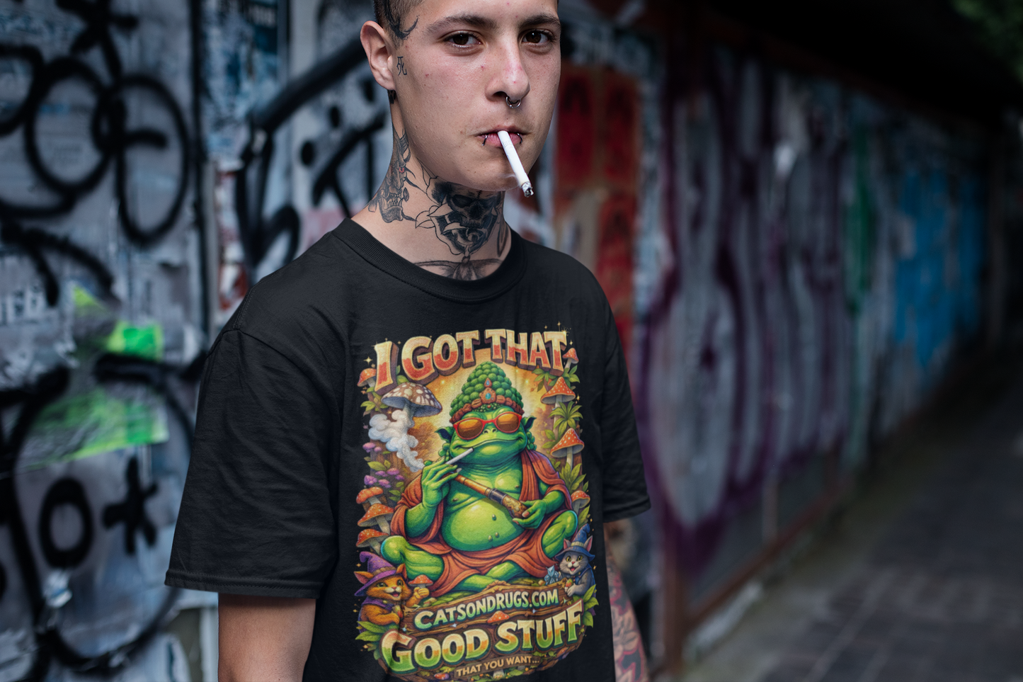 Psychedelic T-Shirt | Trippy Frog | Ecstasy Edition