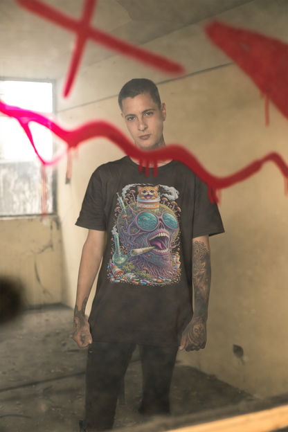 Trippy Mushroom Guy | Psychedelic T-Shirt | Ecstasy Edition