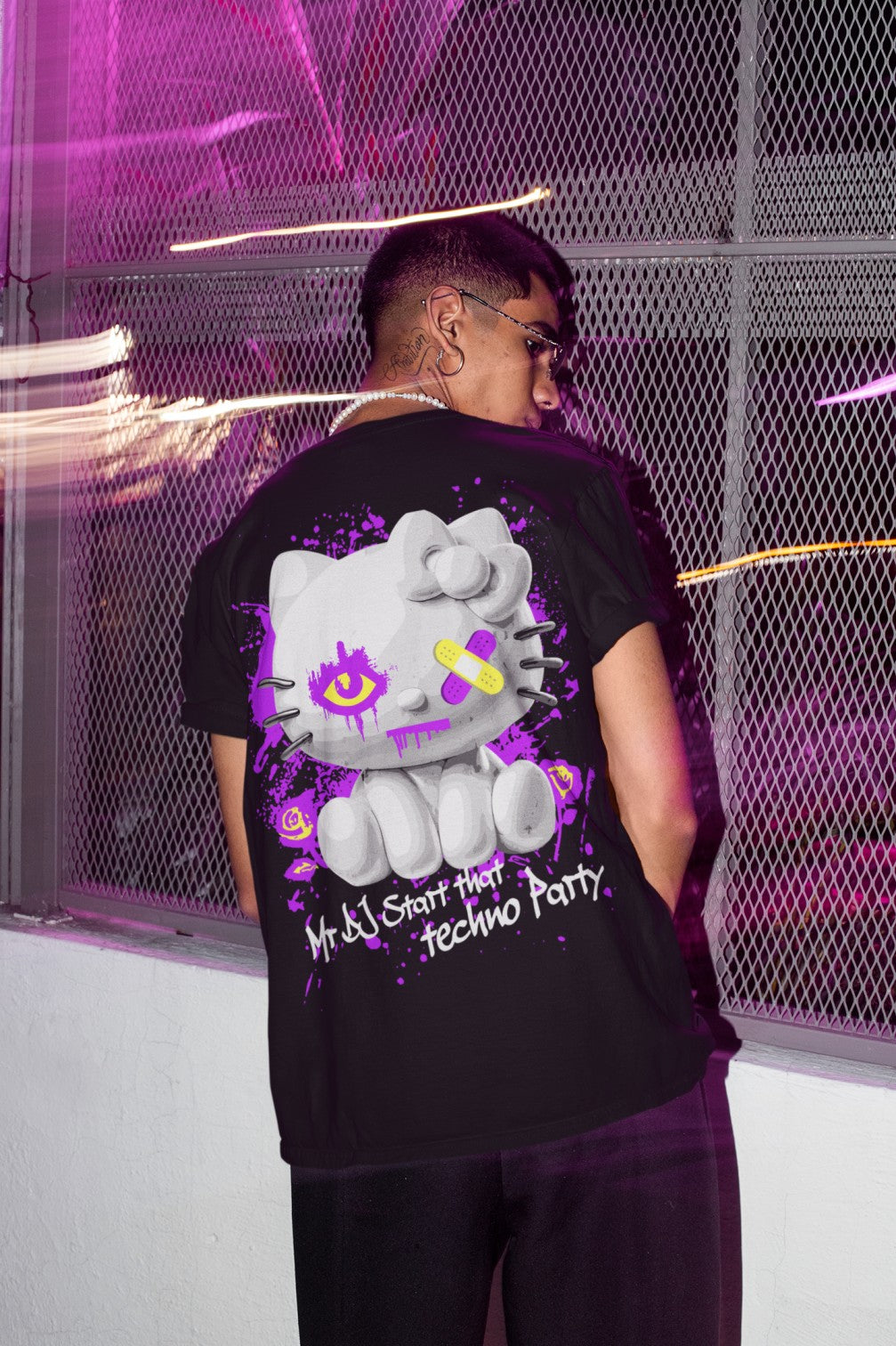 Techno Cat | Camiseta EDM