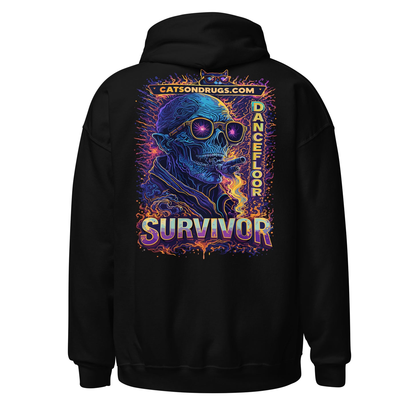 techno club hoodie