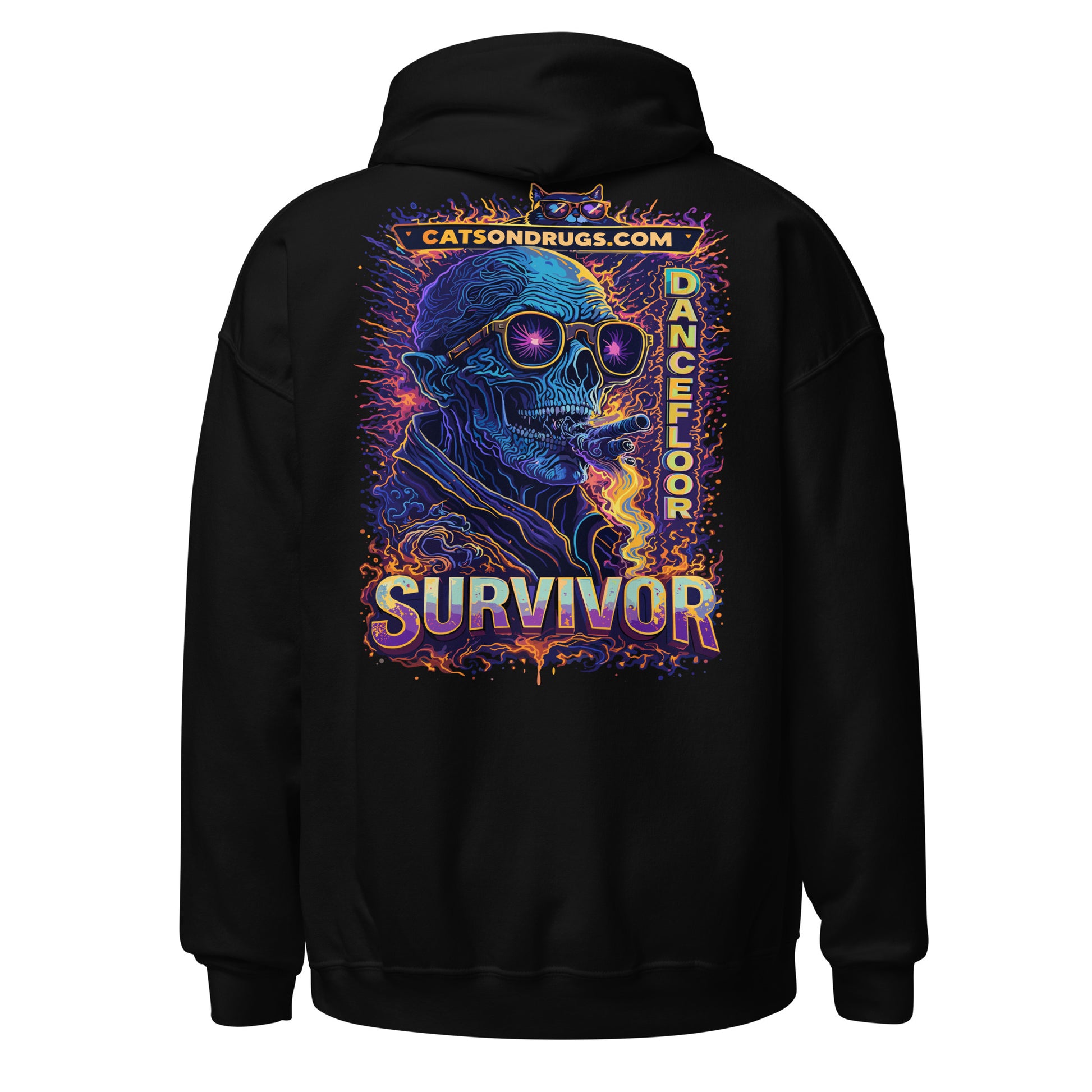 techno club hoodie