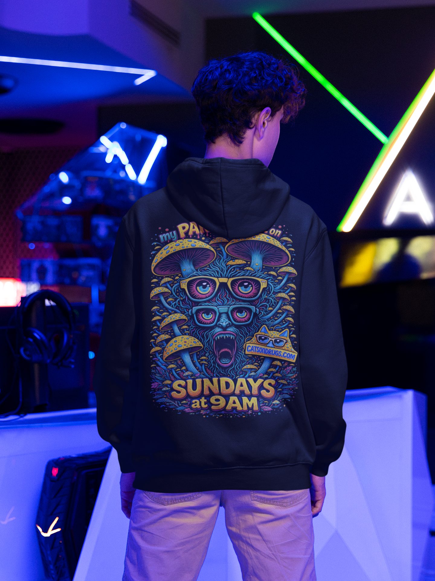 techno hoodie