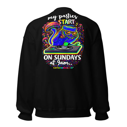 techno rave streetwear sweatshirt