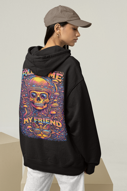 techno rave underground streetwear hoodie