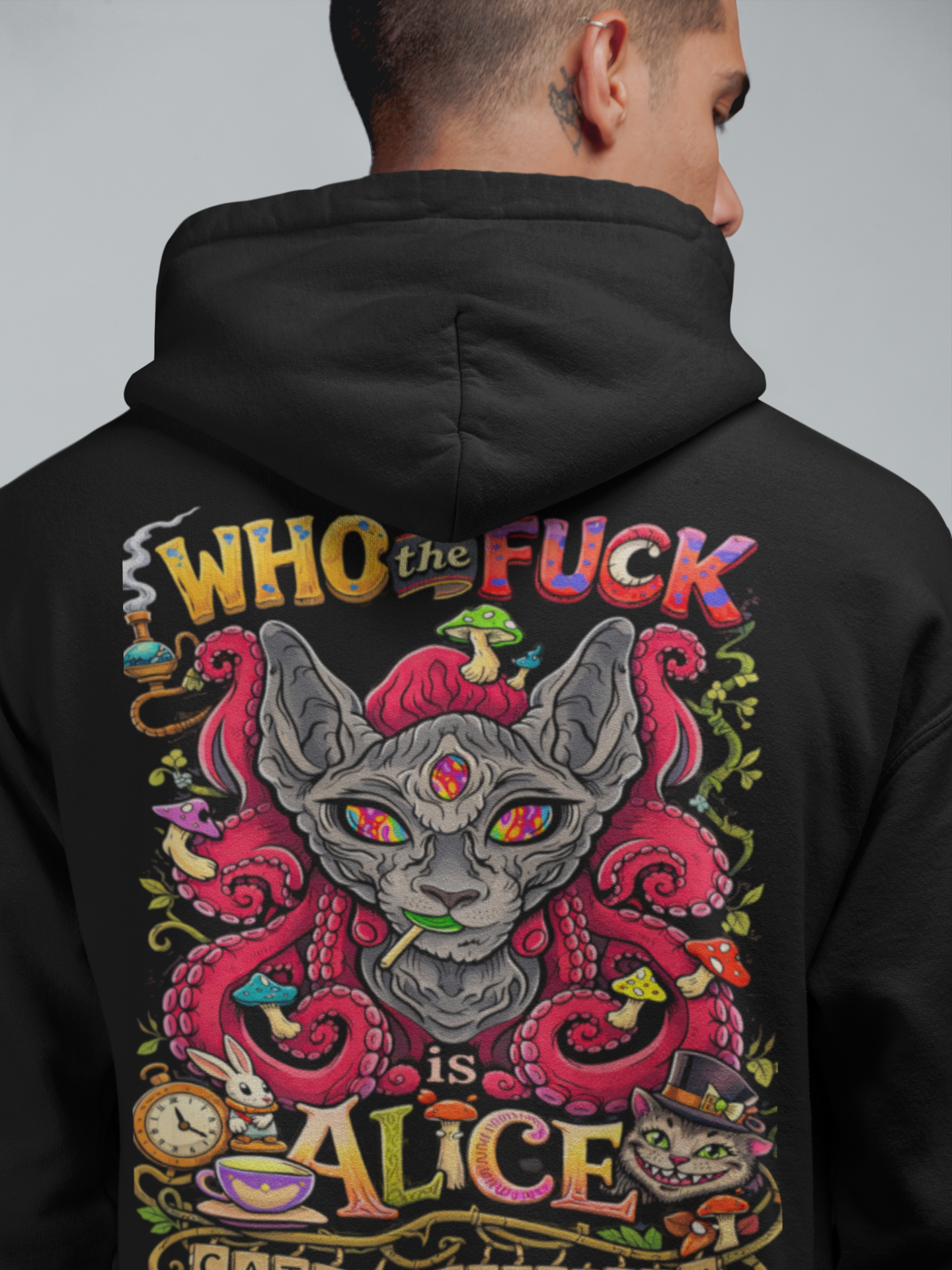 techno streetwear hoodie