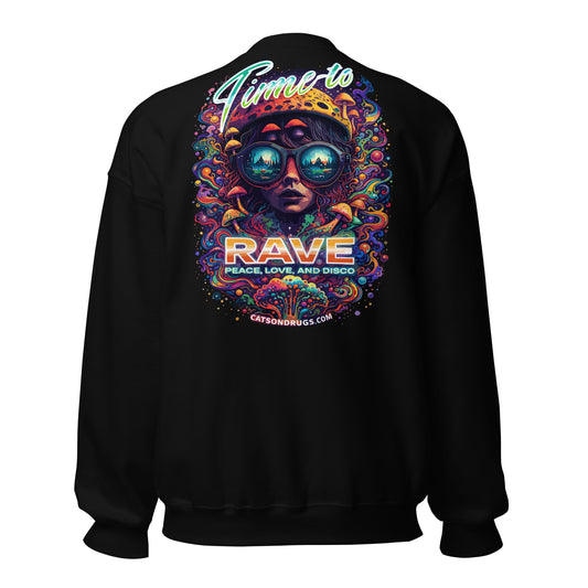 techno streetwear sweatshirt